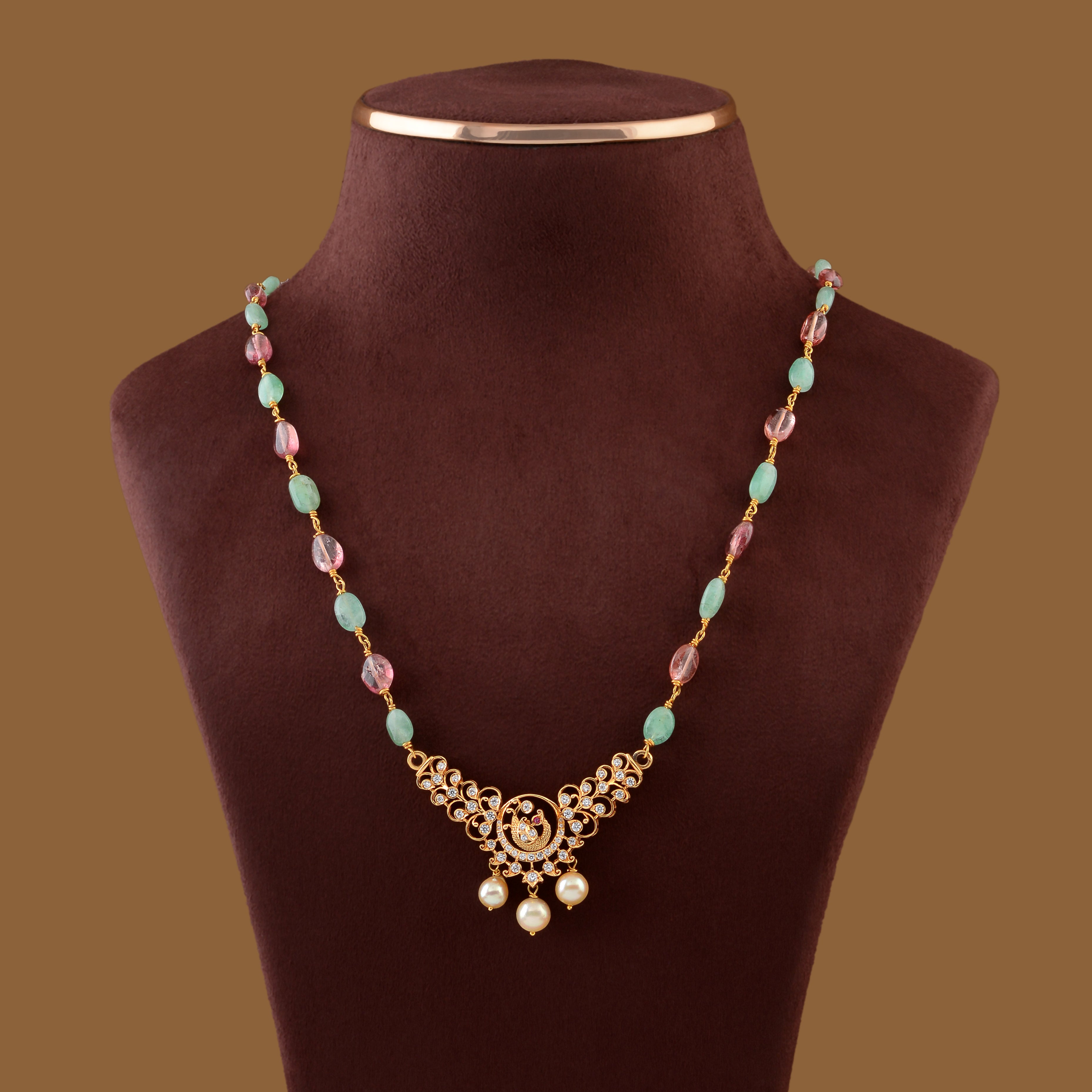 Dainty Gold Chain Mangalsutra - Krishna Jewellers Pearls and Gems