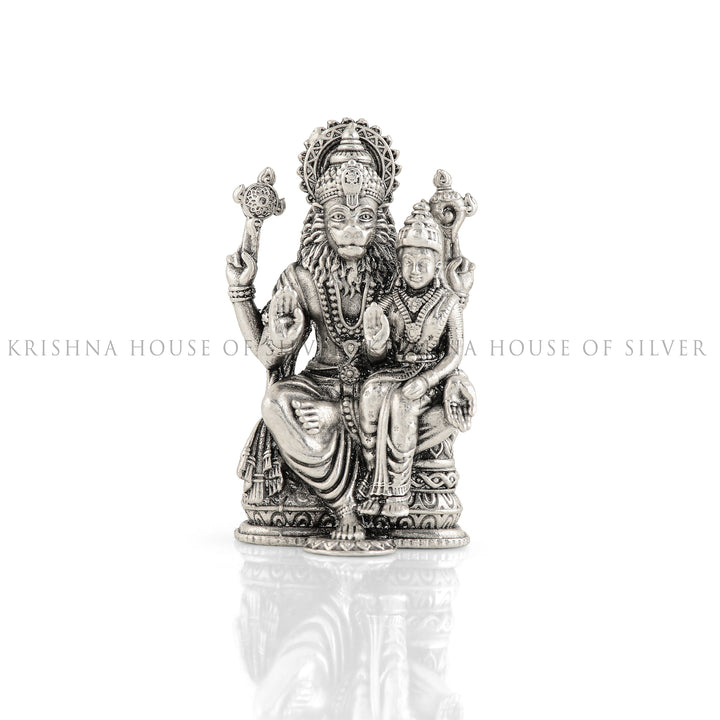 Divine Lakshmi Narasimha Swamy Idol in 92.5 Silver