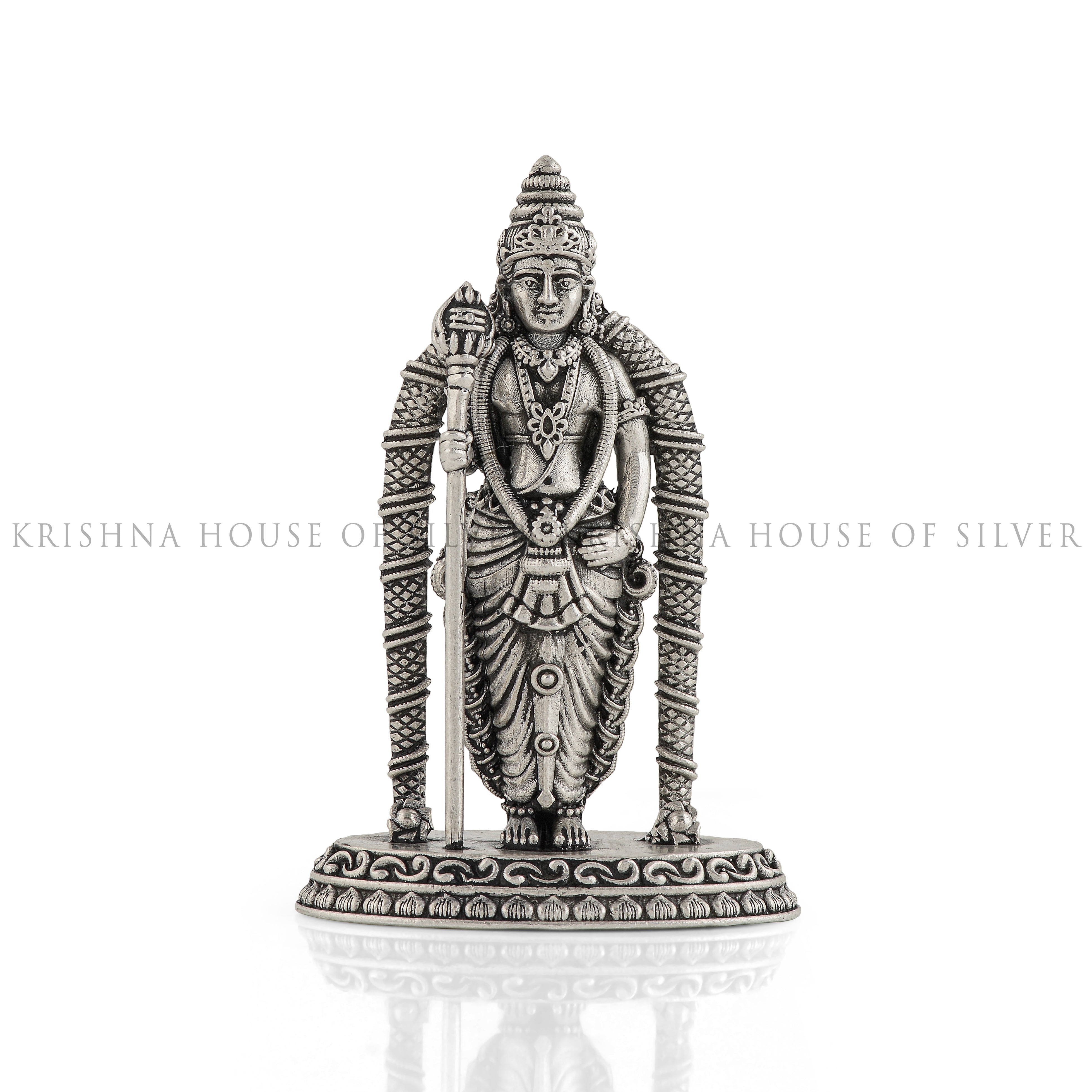 92.5 Sterling Silver Murugan Idol