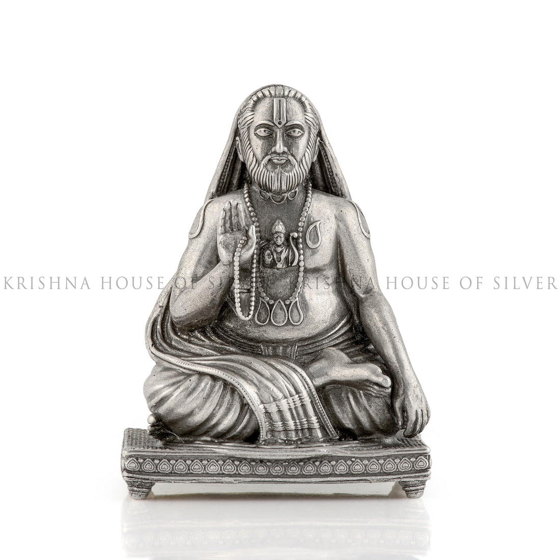 Silver Raghavendra swamy idol