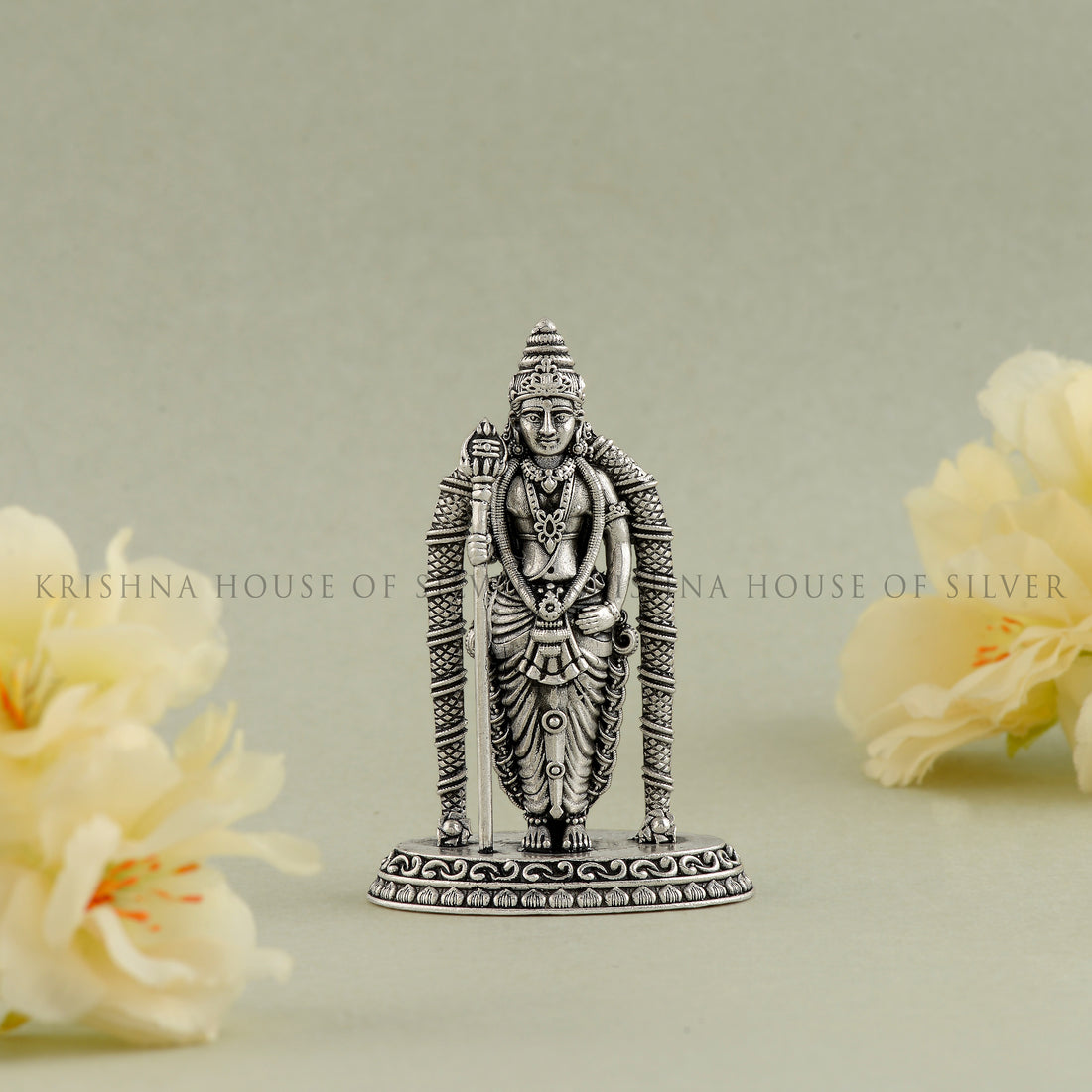 92.5 Sterling Silver Murugan Idol