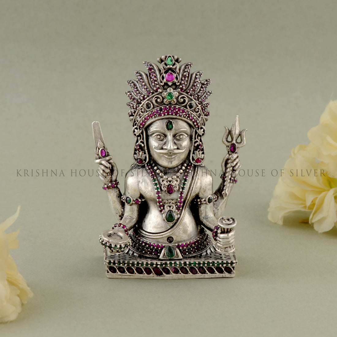 Silver Nakoda Bhairava a touch of divine strength.