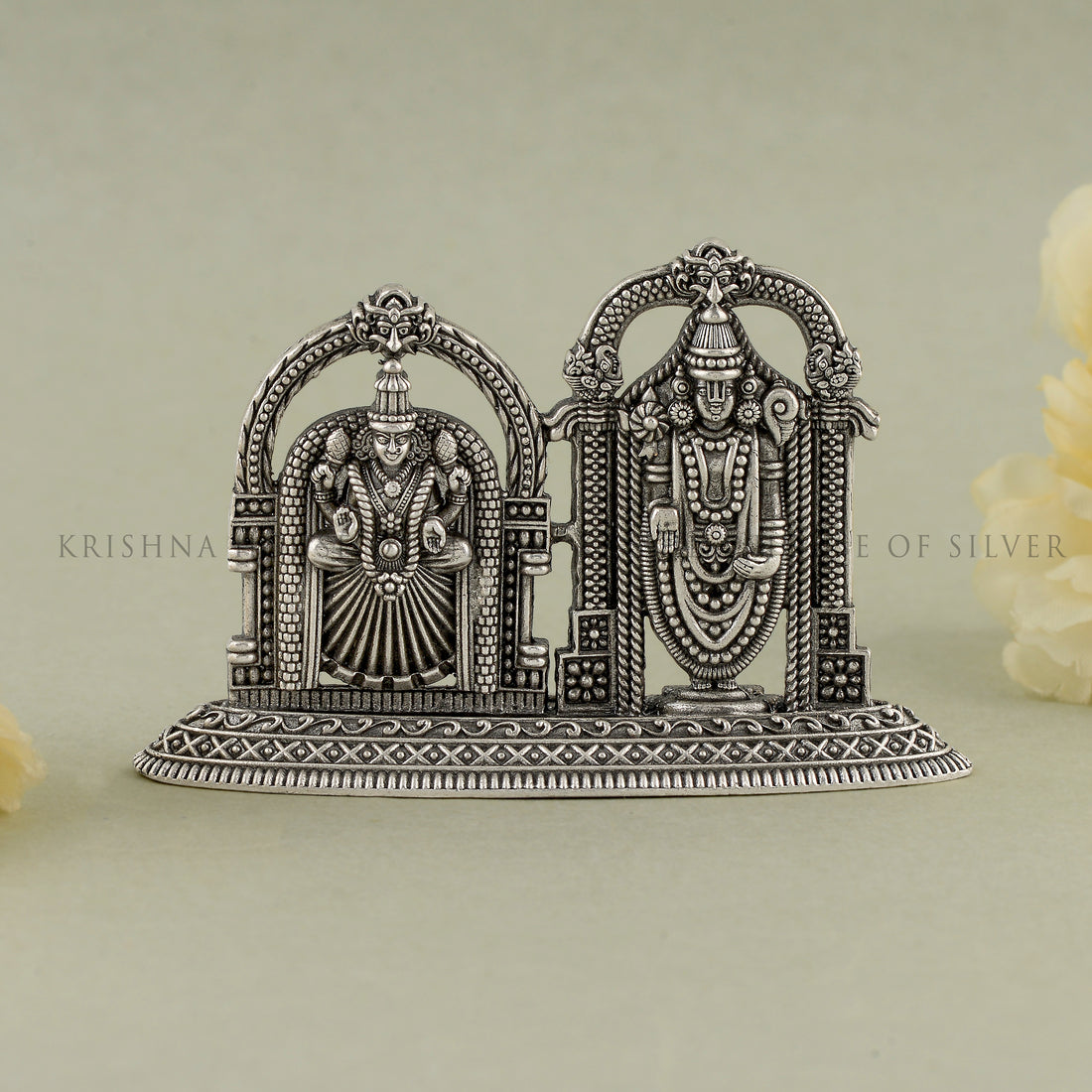 Silver Venkateshwara Padmavati Samyukta