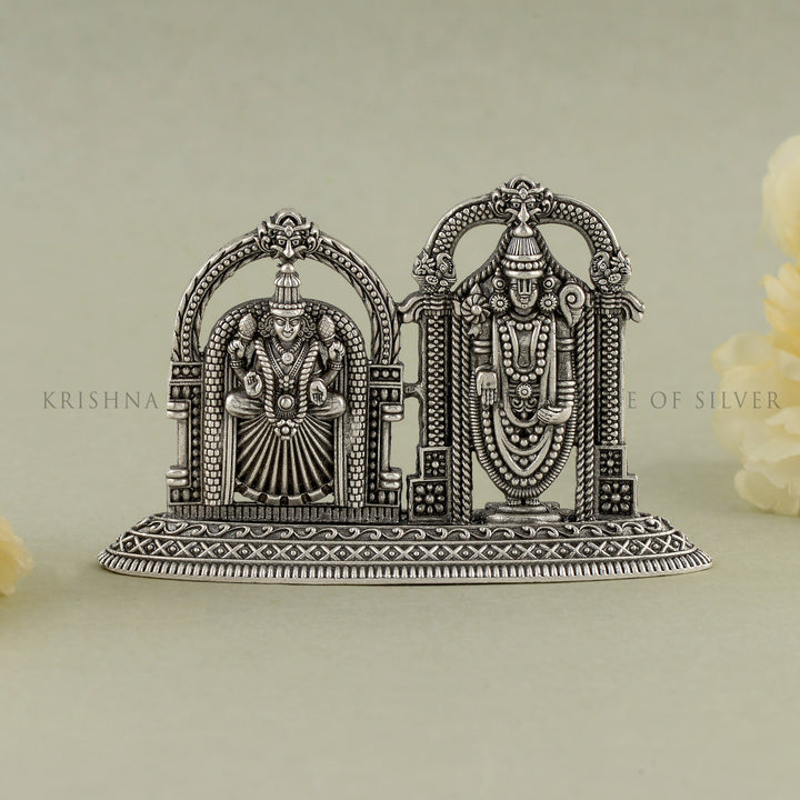 Silver Venkateshwara Padmavati Samyukta