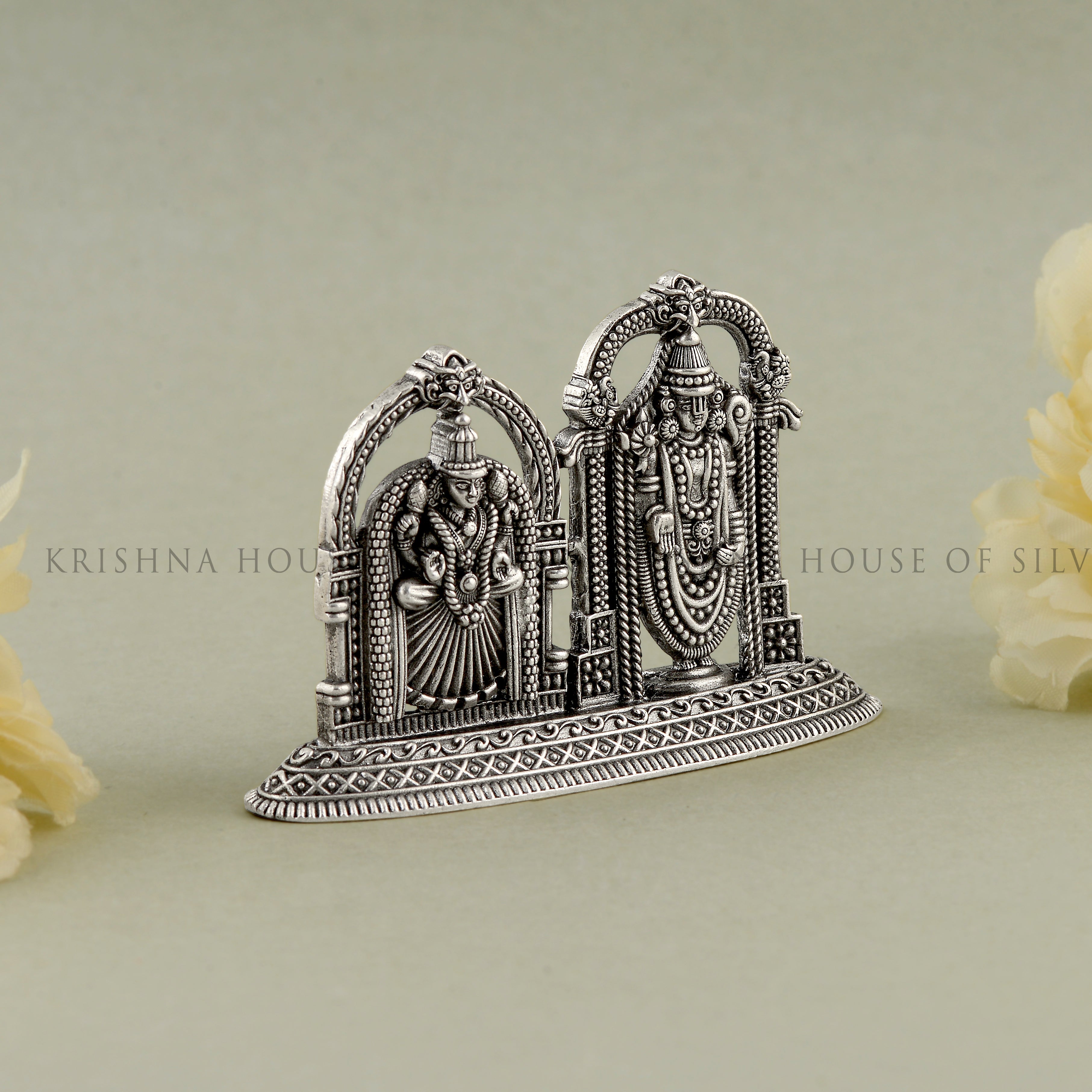 Silver Venkateshwara Padmavati Samyukta