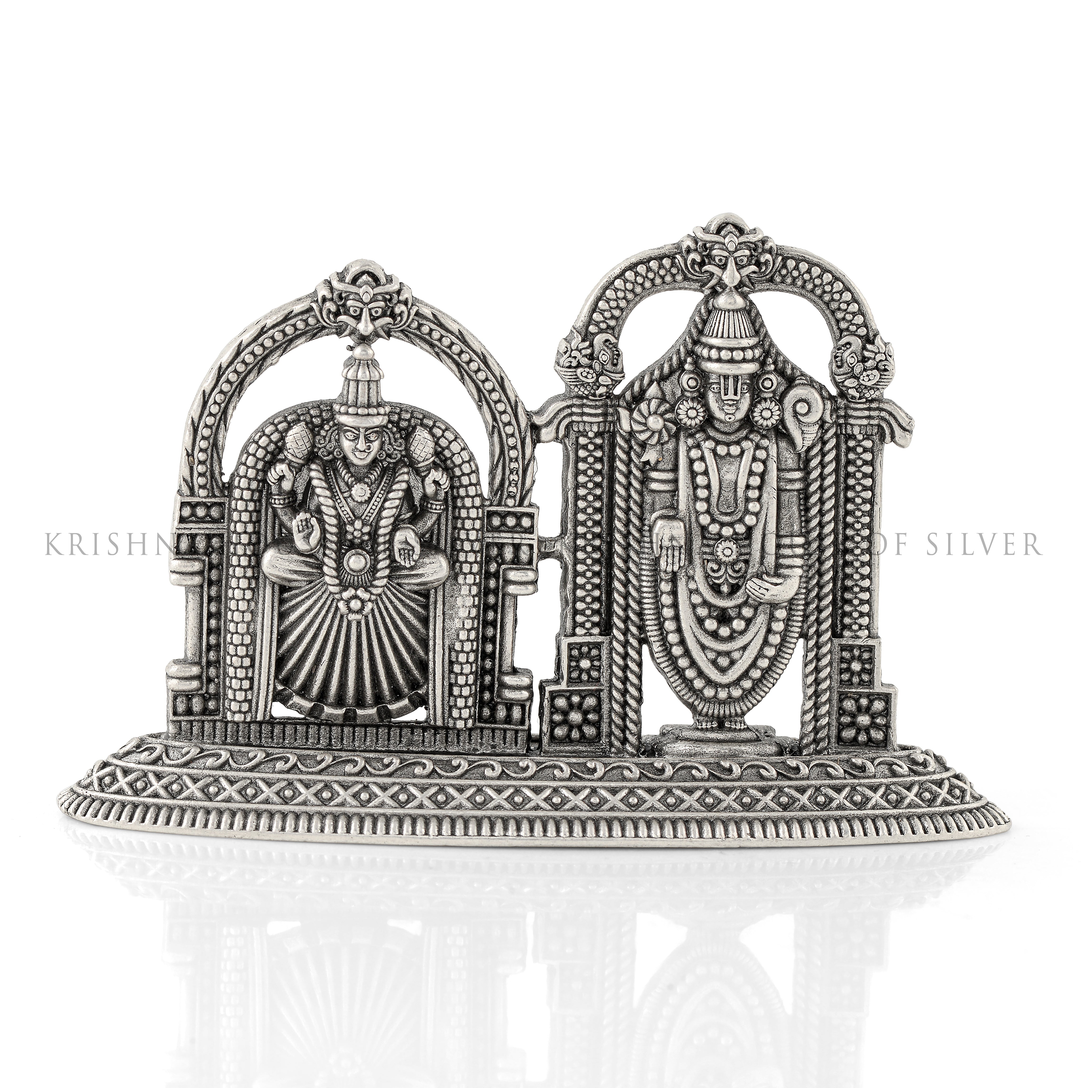 Silver Venkateshwara Padmavati Samyukta