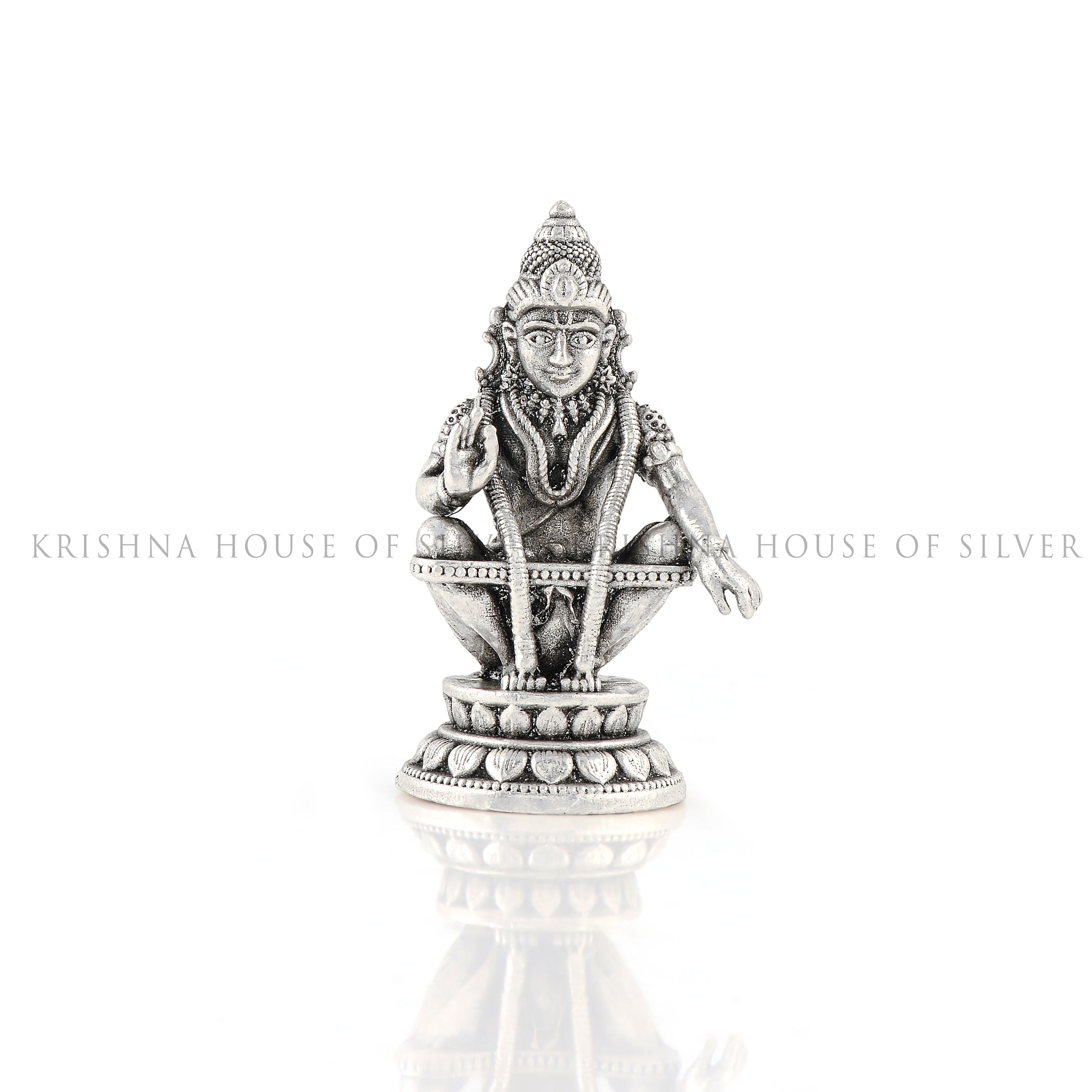 Silver Sabarimala Ayyappa Idol