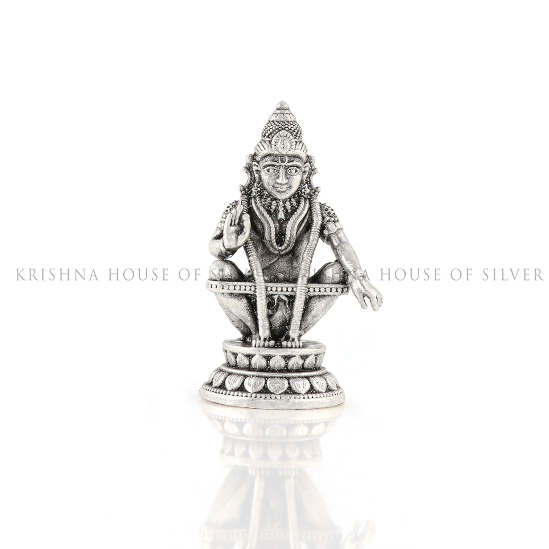 Silver Sabarimala Ayyappa Idol