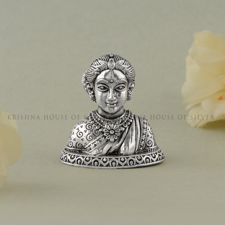 Silver Gauri Mata Idol