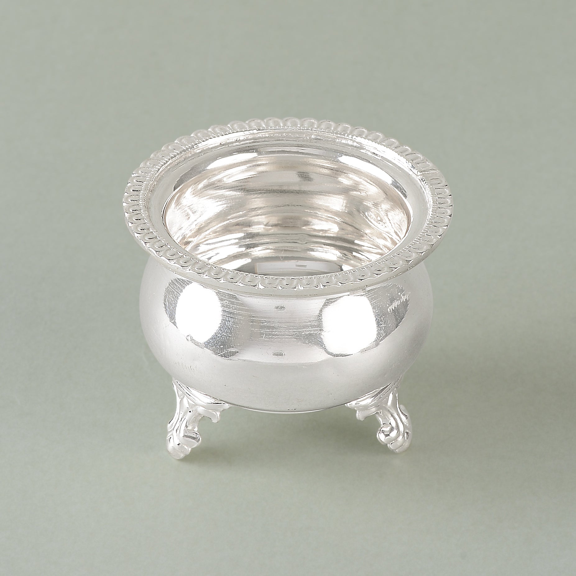 Silver Bowl with Three Legs, Crafted from 92.5 Silver
