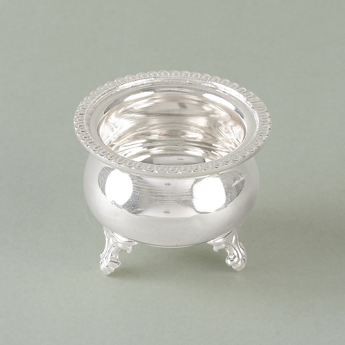 Silver Bowl with Three Legs, Crafted from 92.5 Silver
