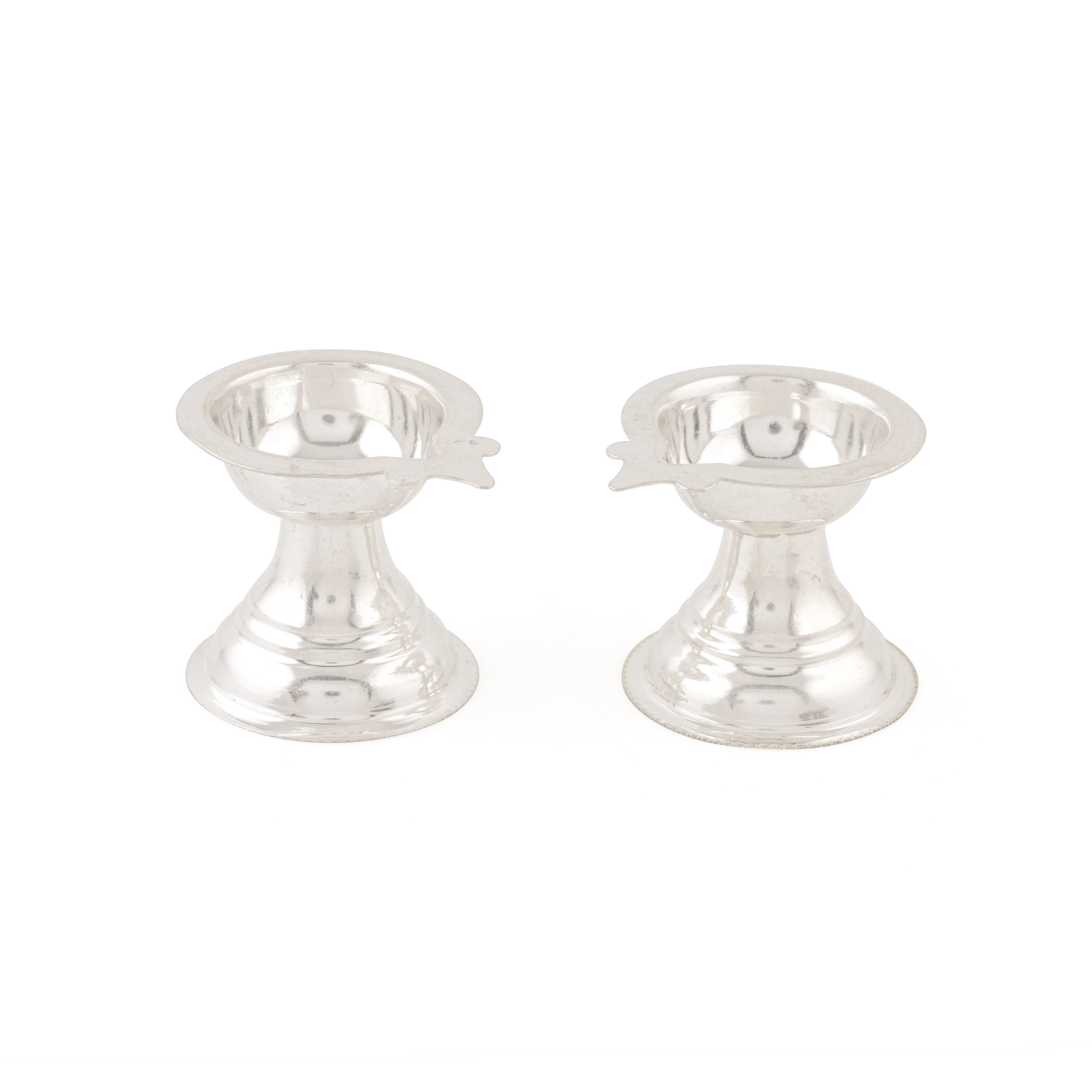 Silver Plain Diya Stands 92.5