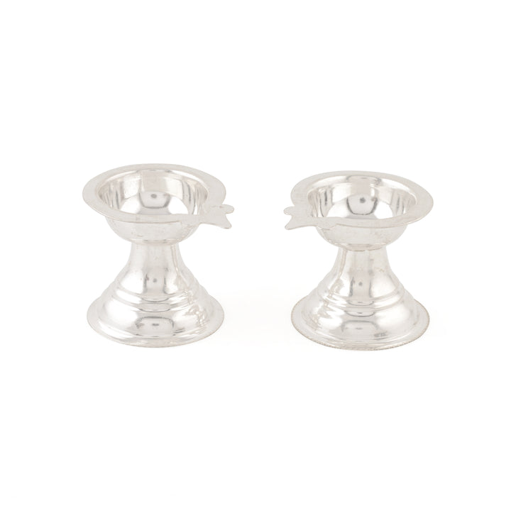 Silver Plain Diya Stands 92.5