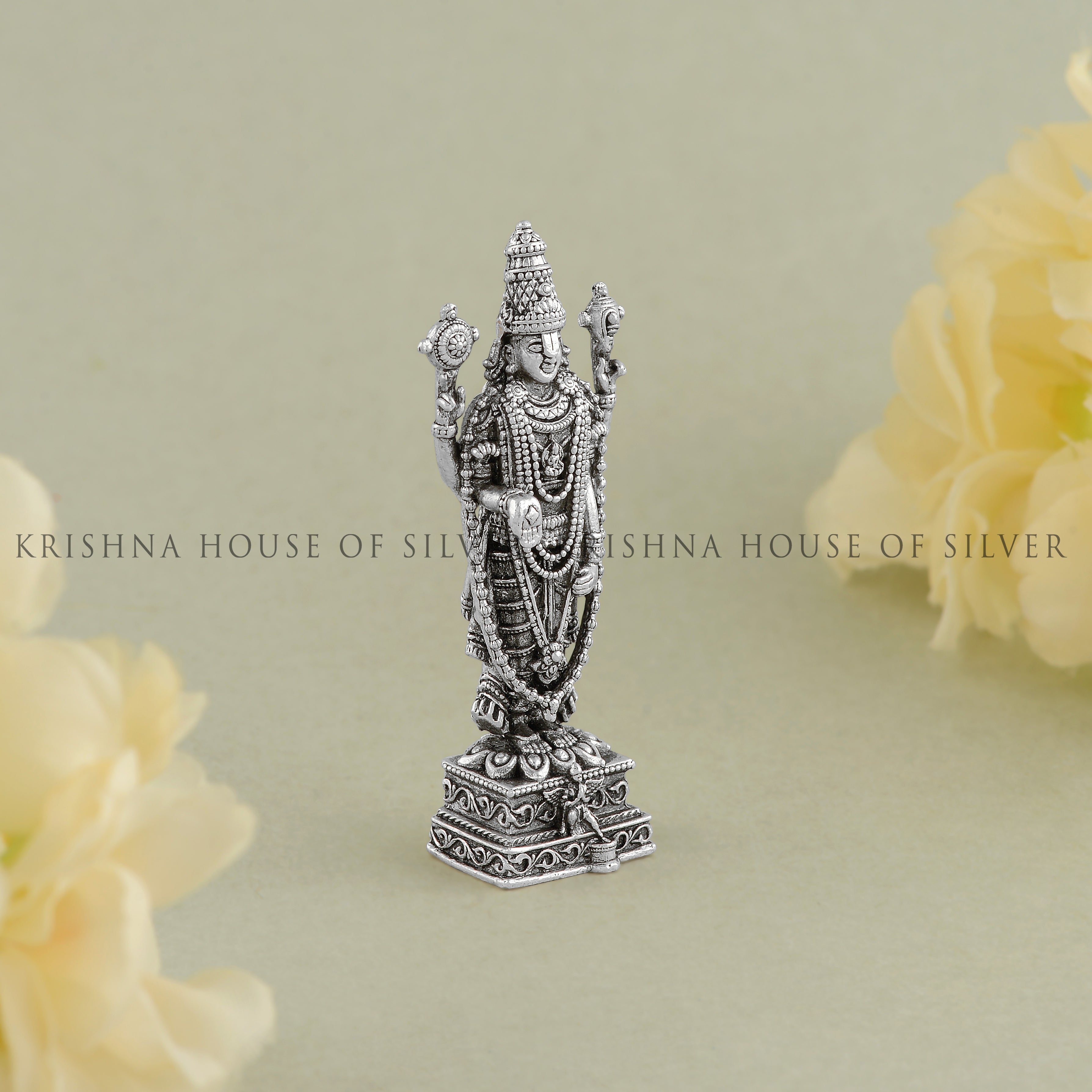 Silver Venkateswara Swamy Idol