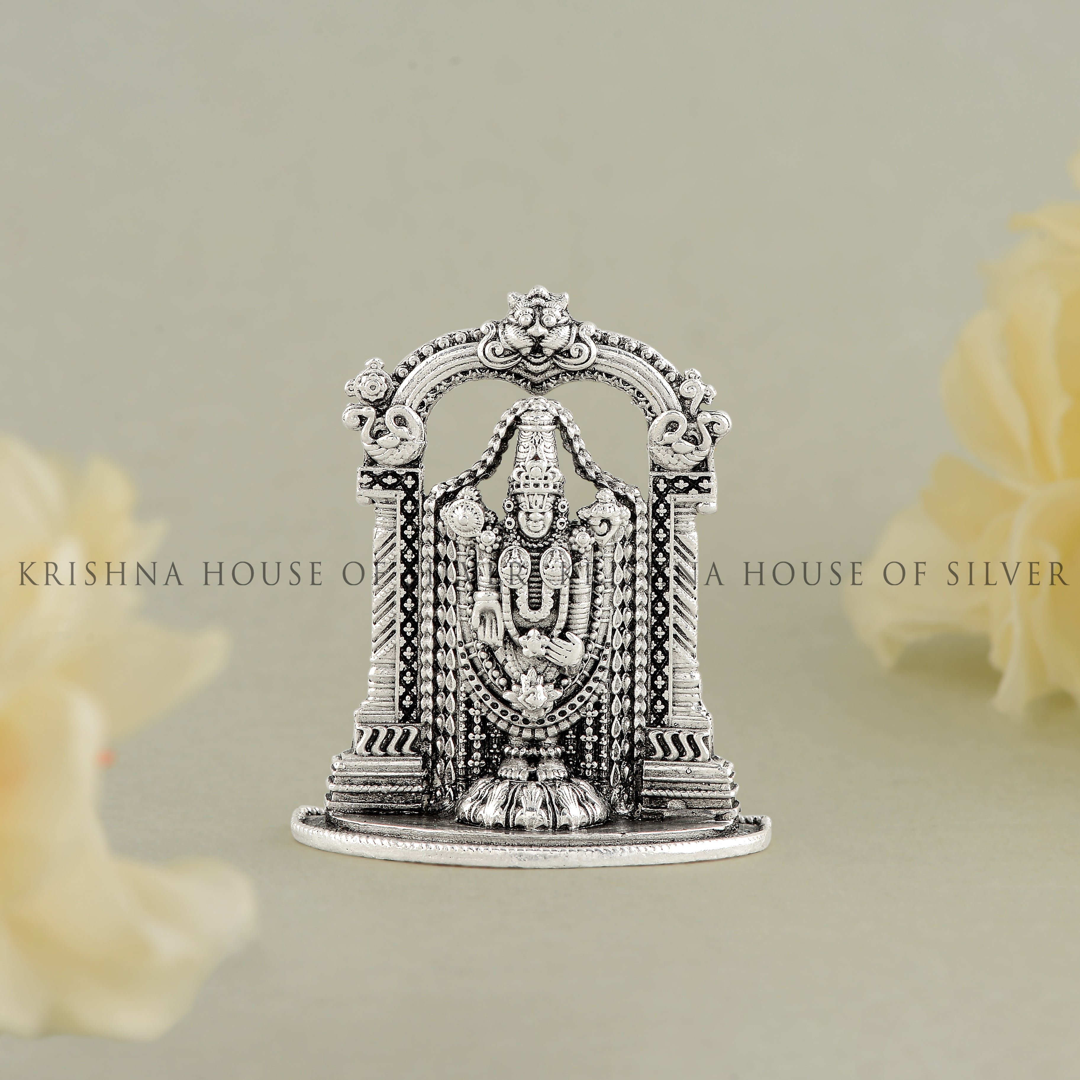 Lord Balaji Idol Crafted in 92.5 Pure Silver