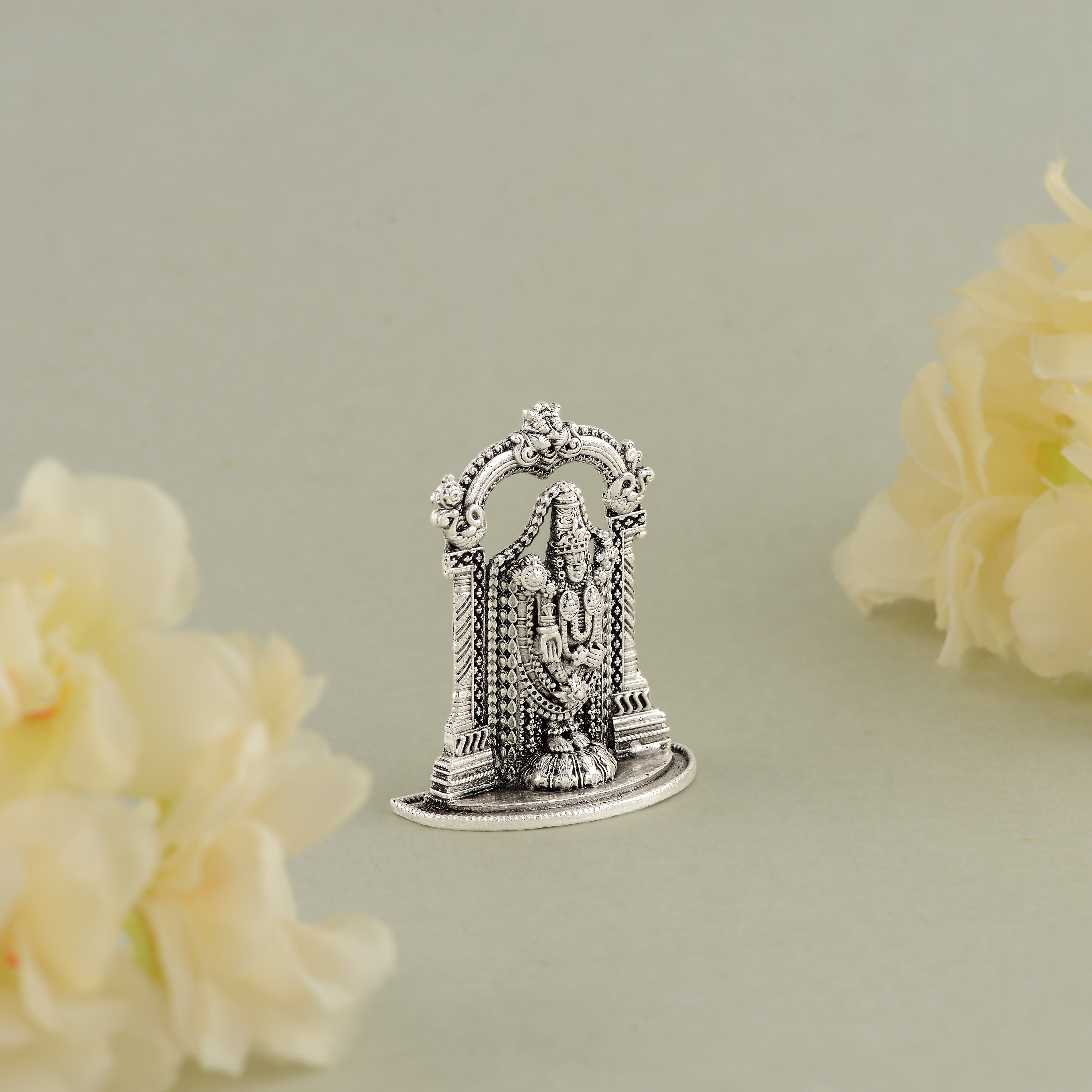 Lord Balaji Idol Crafted in 92.5 Pure Silver