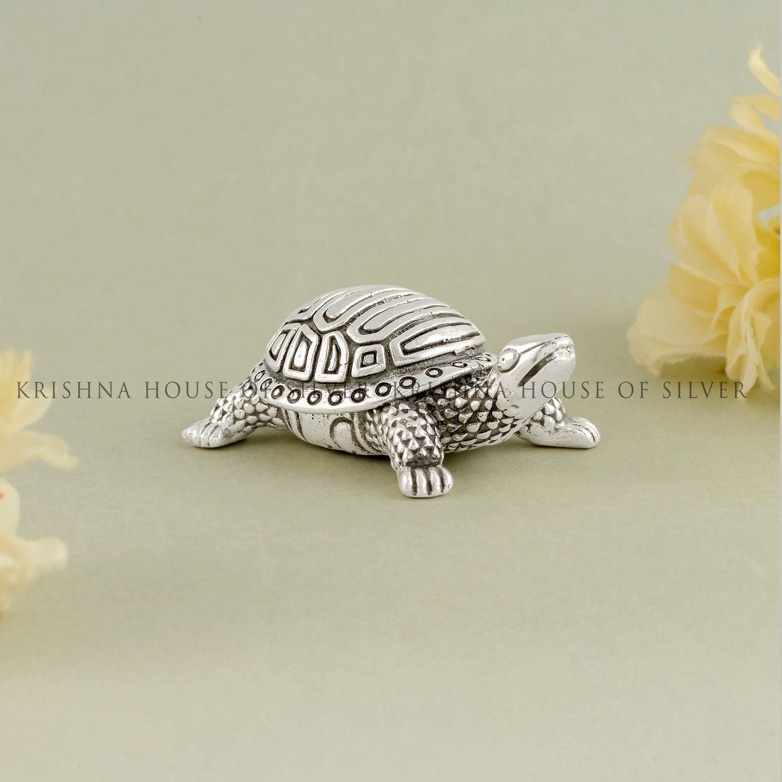 Invite good luck with the silver Tortoise.