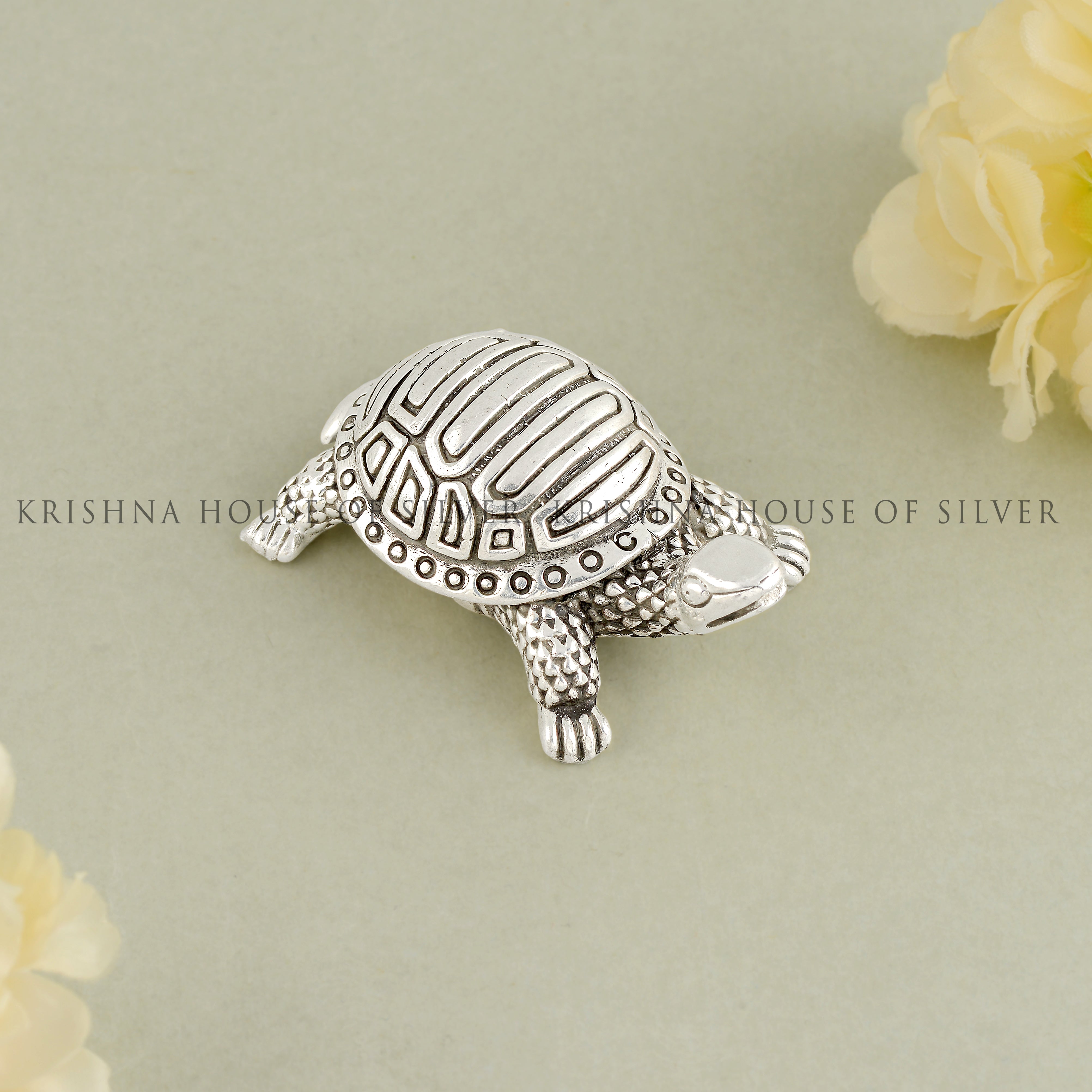 Invite good luck with the silver Tortoise.