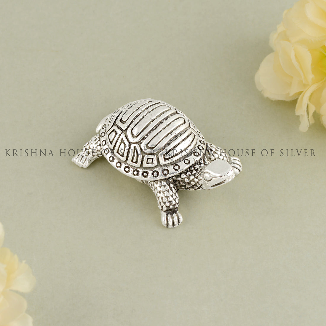 Invite good luck with the silver Tortoise.