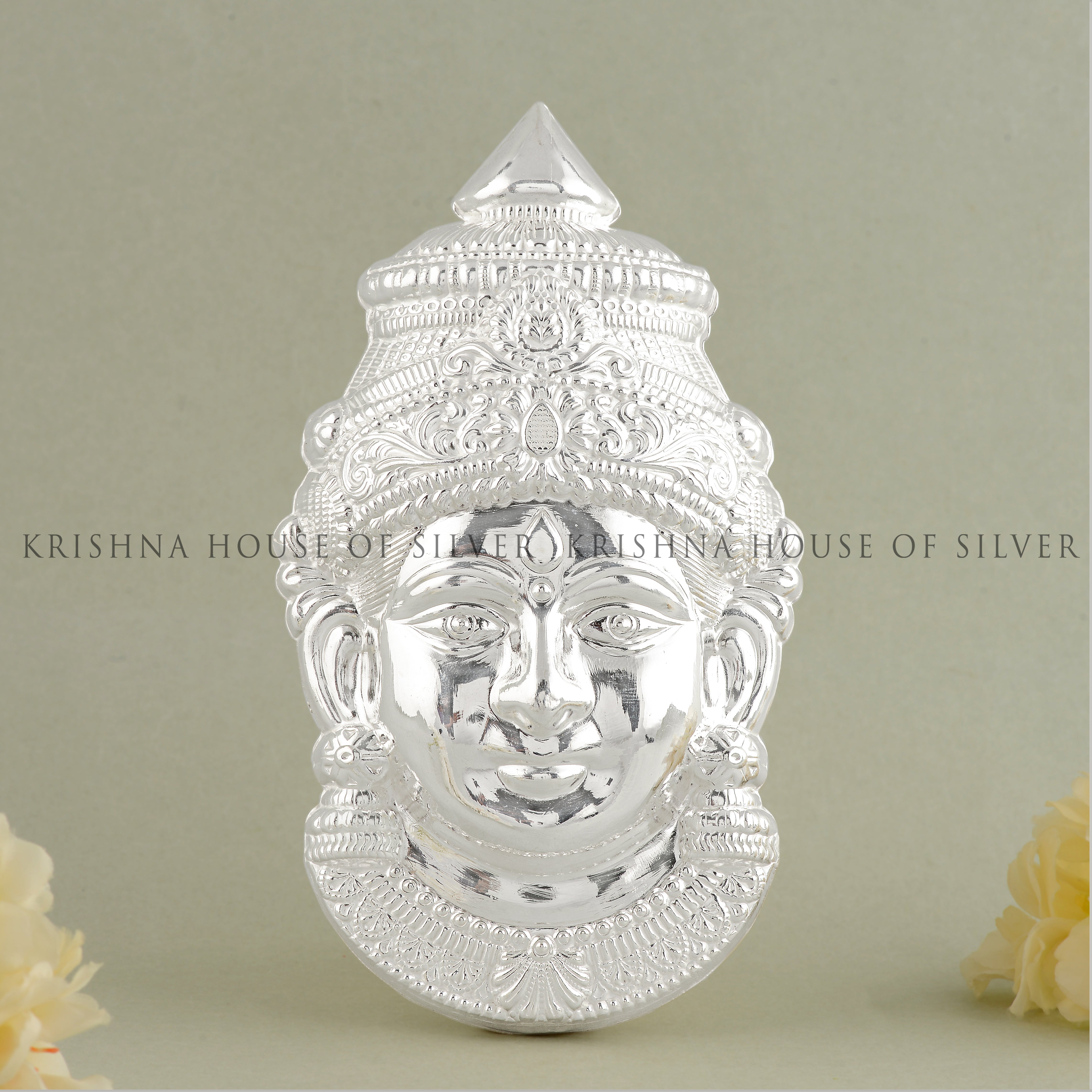 Varalaxmi Mata Silver Face Idol