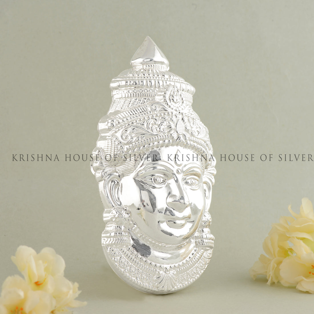 Varalaxmi Mata Silver Face Idol