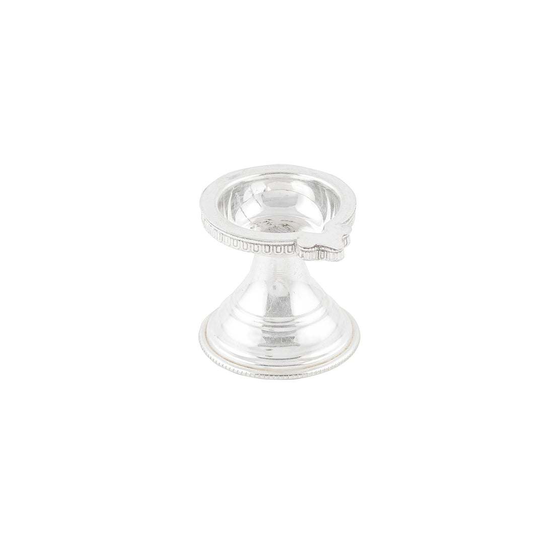 Pure Silver Antique Deepam Stands Pair