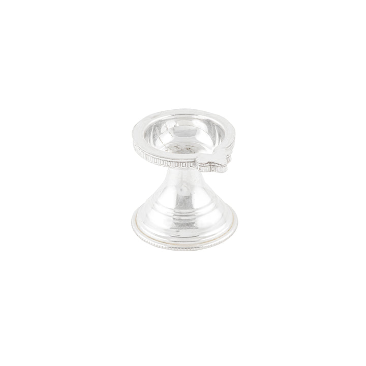 Pure Silver Antique Deepam Stands Pair