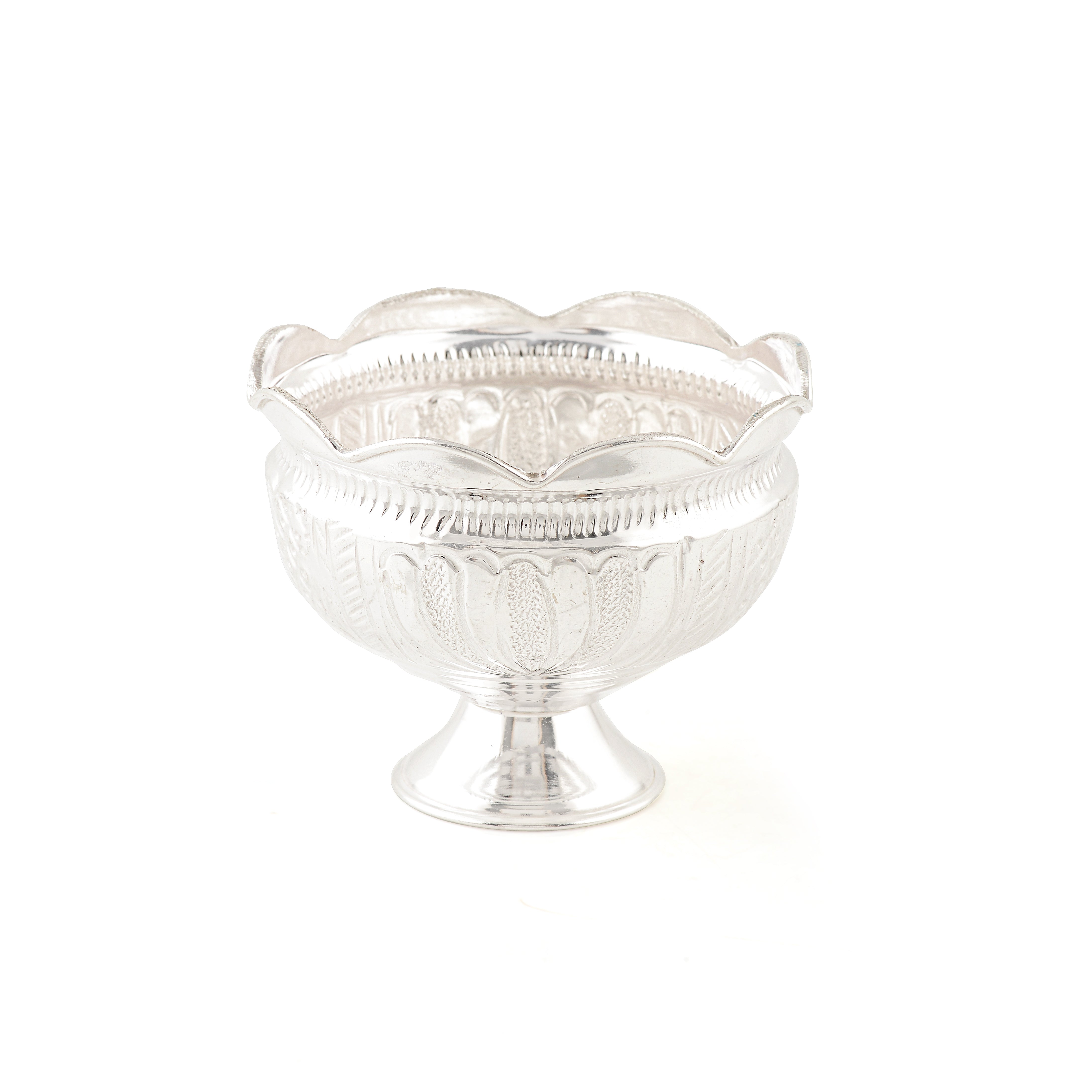 92.5 Pure Silver Prasadam Bowl