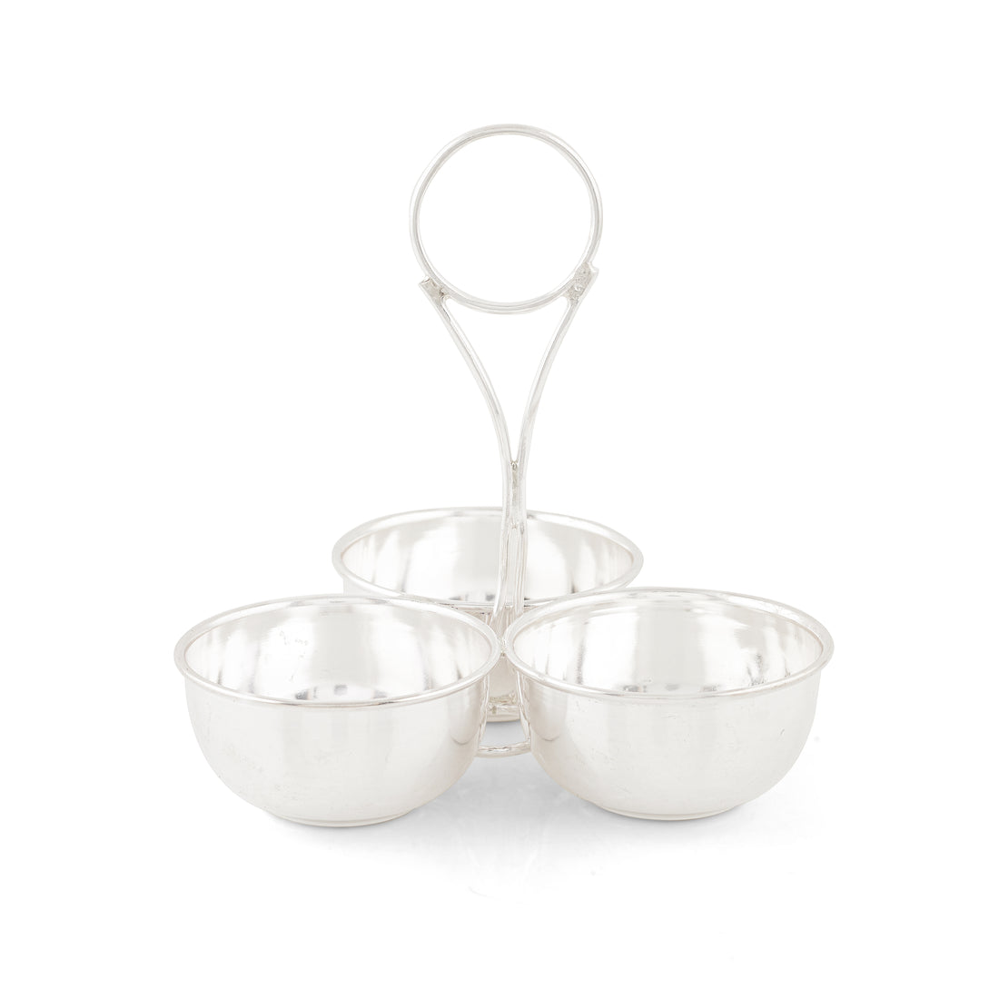 Pure Silver Three-Bowl Panchpali