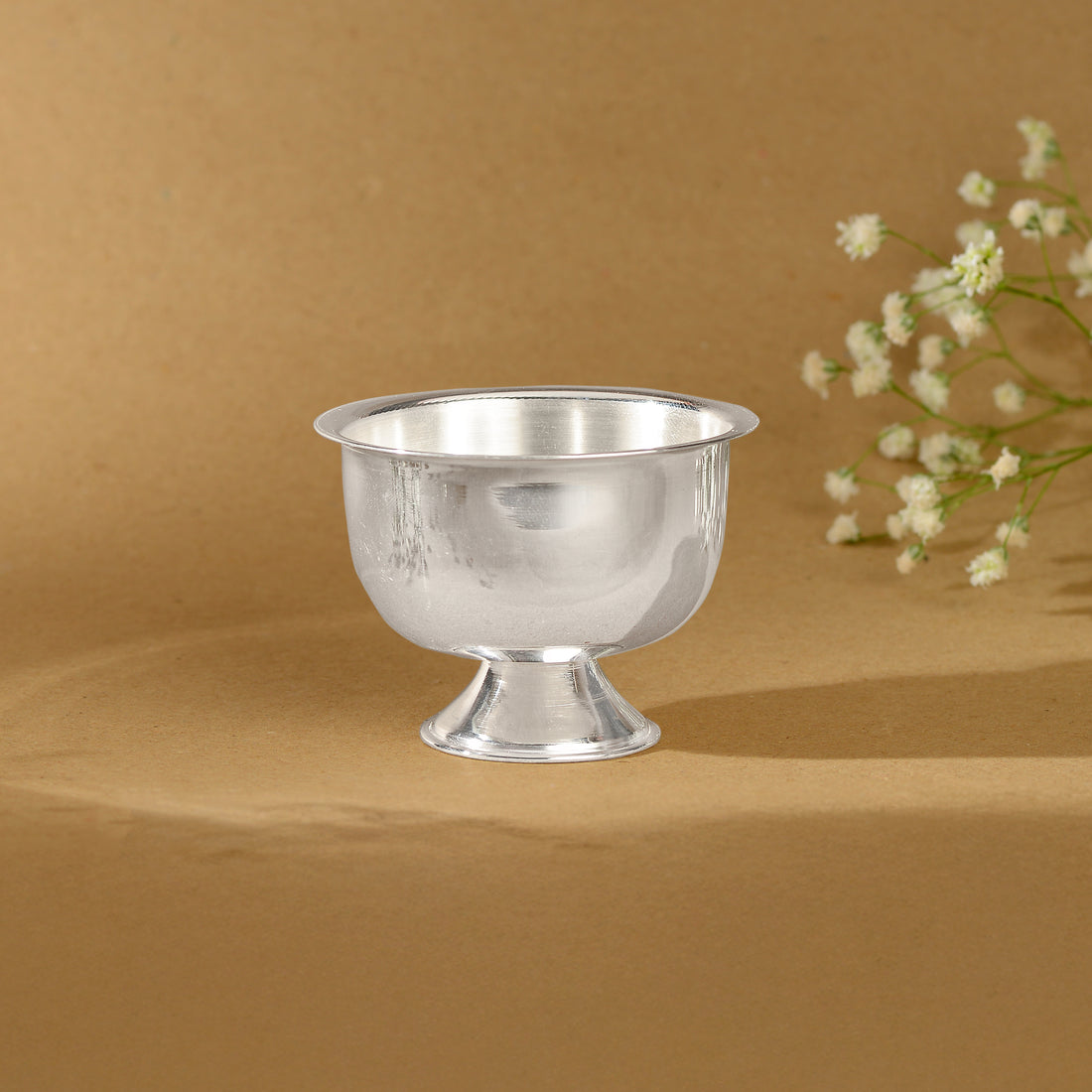 92.5 Pure Silver Plain Pooja / Prasadam Bowl
