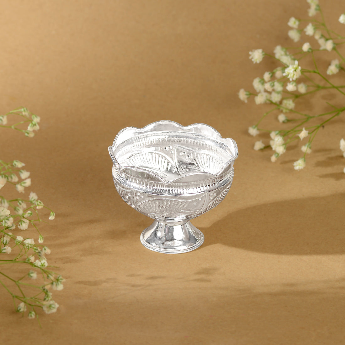 92.5 Pure Silver Pooja / Prasadam Bowl