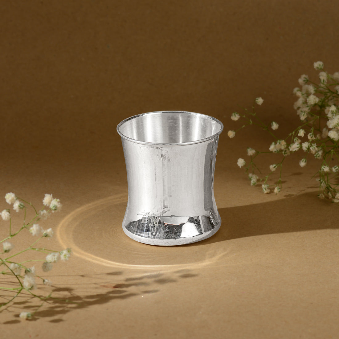 92.5 Pure Silver Panchapatra - Traditional Pooja Ritual Kit