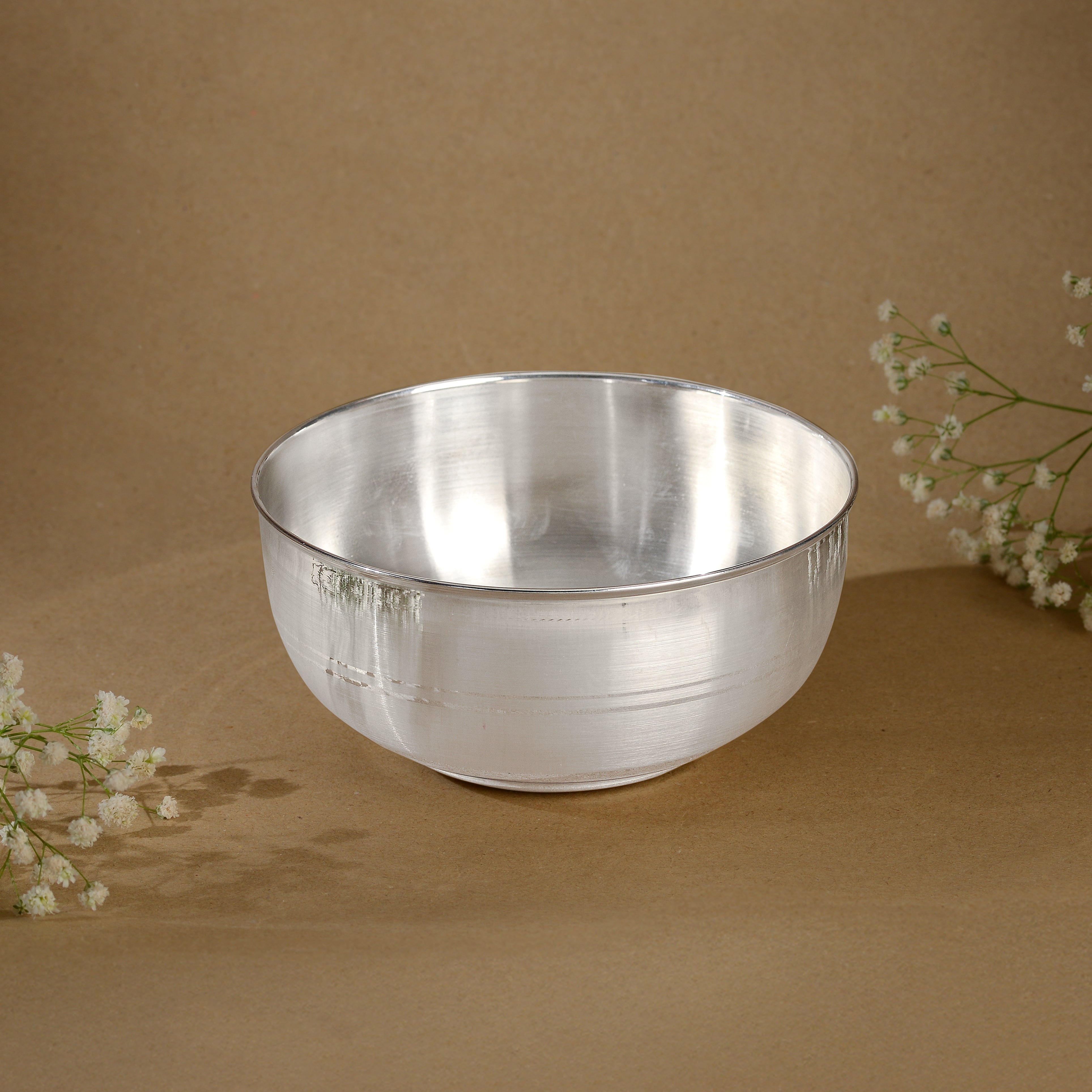 Pure Silver plain Pooja Bowl