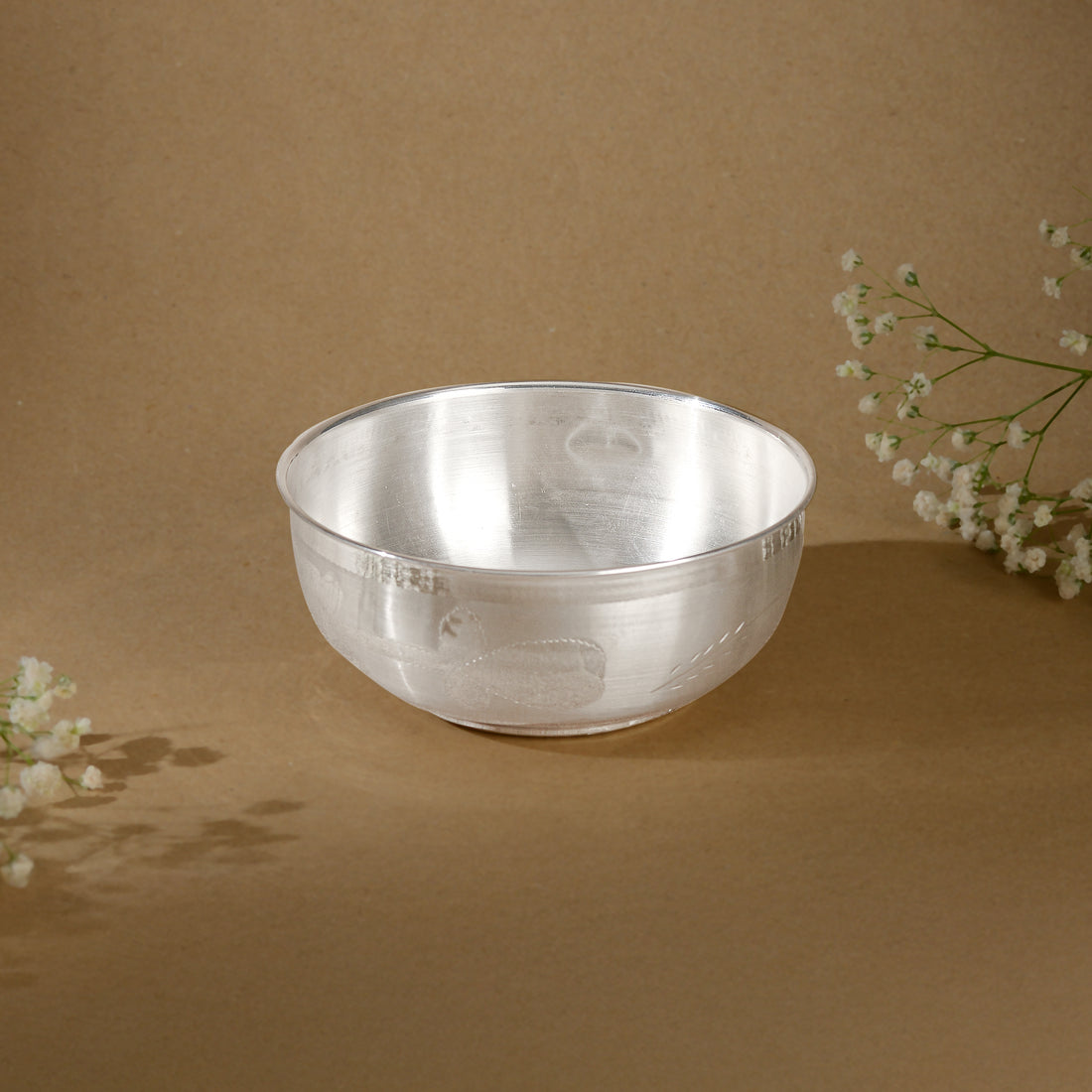 Pure Silver Pooja  - Simple & Elegant Single Piece