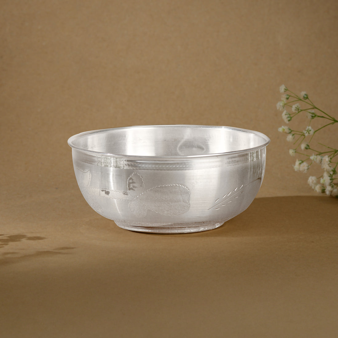 Pure Silver Pooja  - Simple & Elegant Single Piece