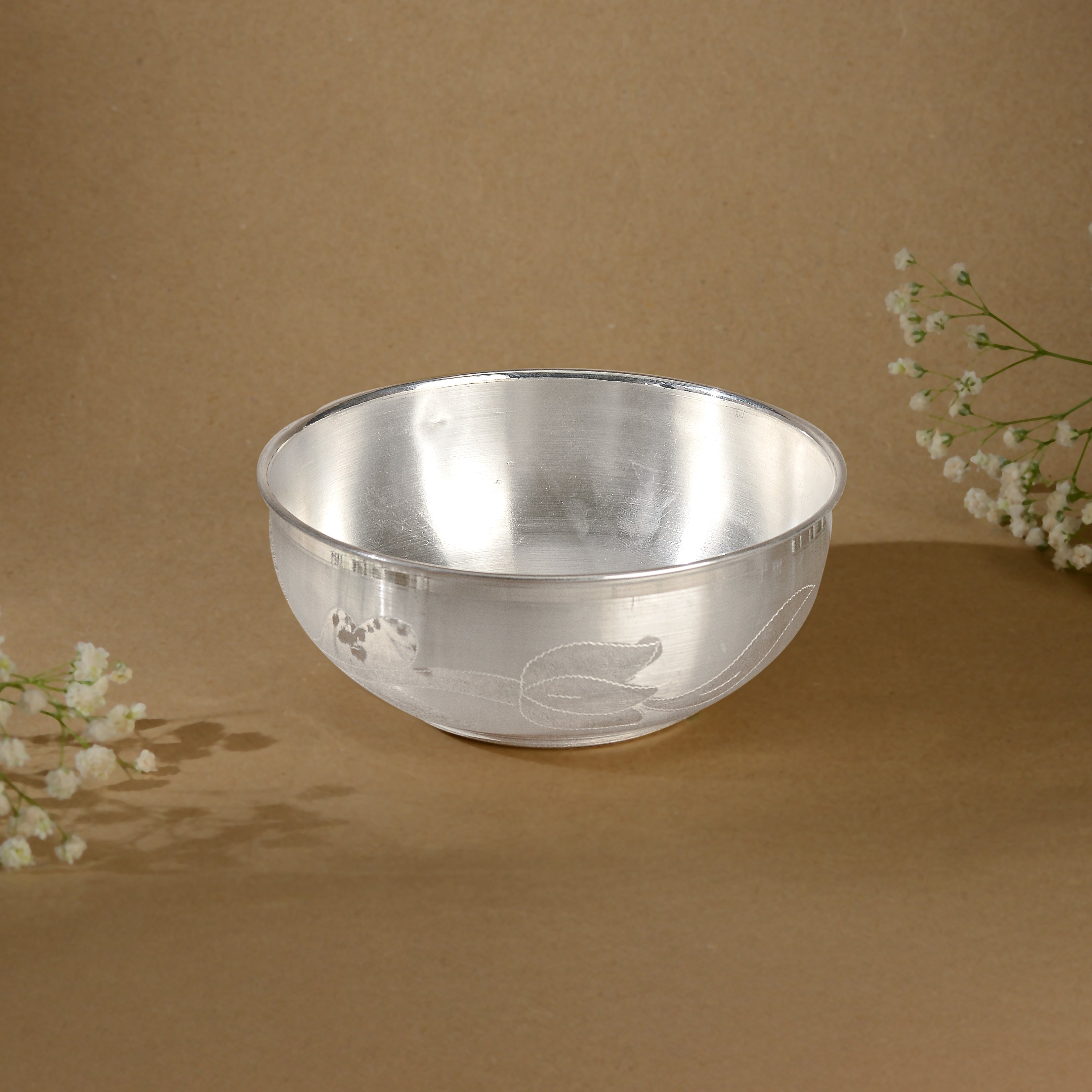 92.5 Pure Silver Pooja / Prasadam Bowl