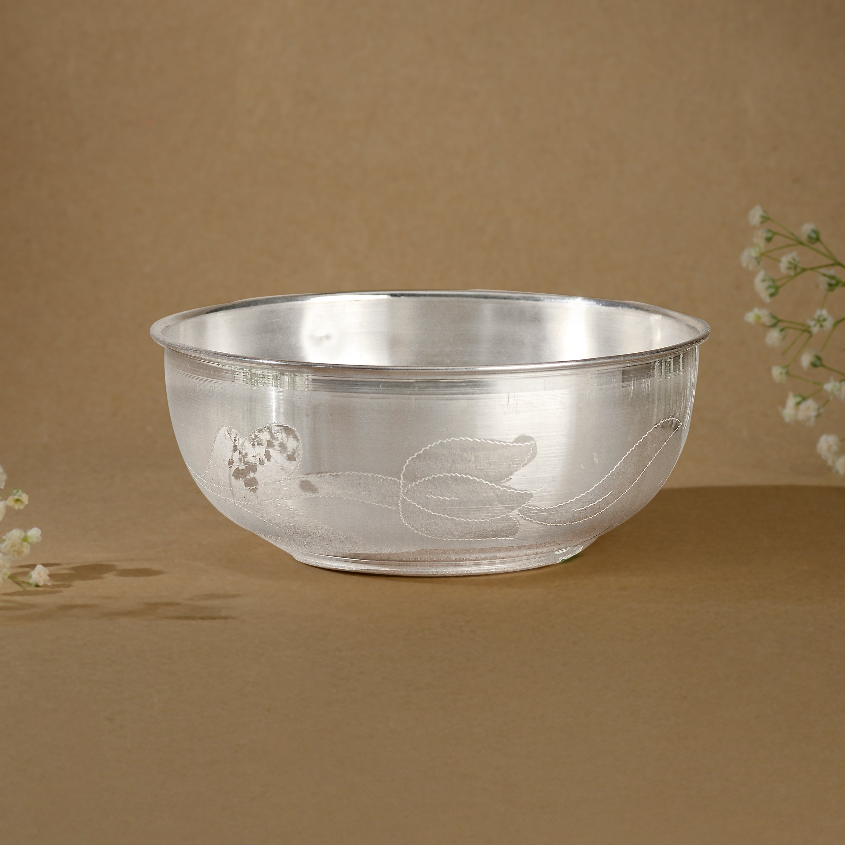 92.5 Pure Silver Pooja / Prasadam Bowl
