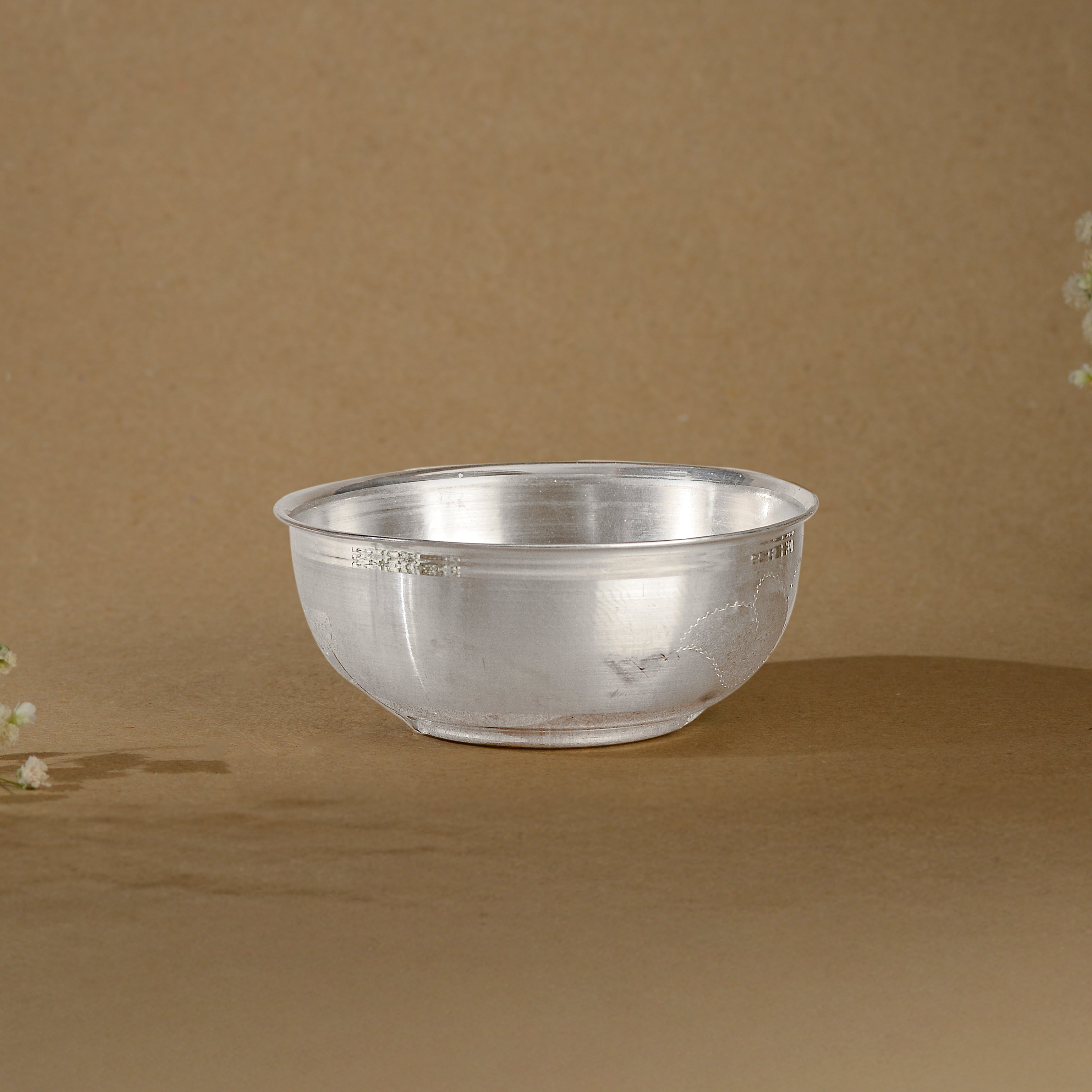 Pure Silver Pooja  Plain Bowl