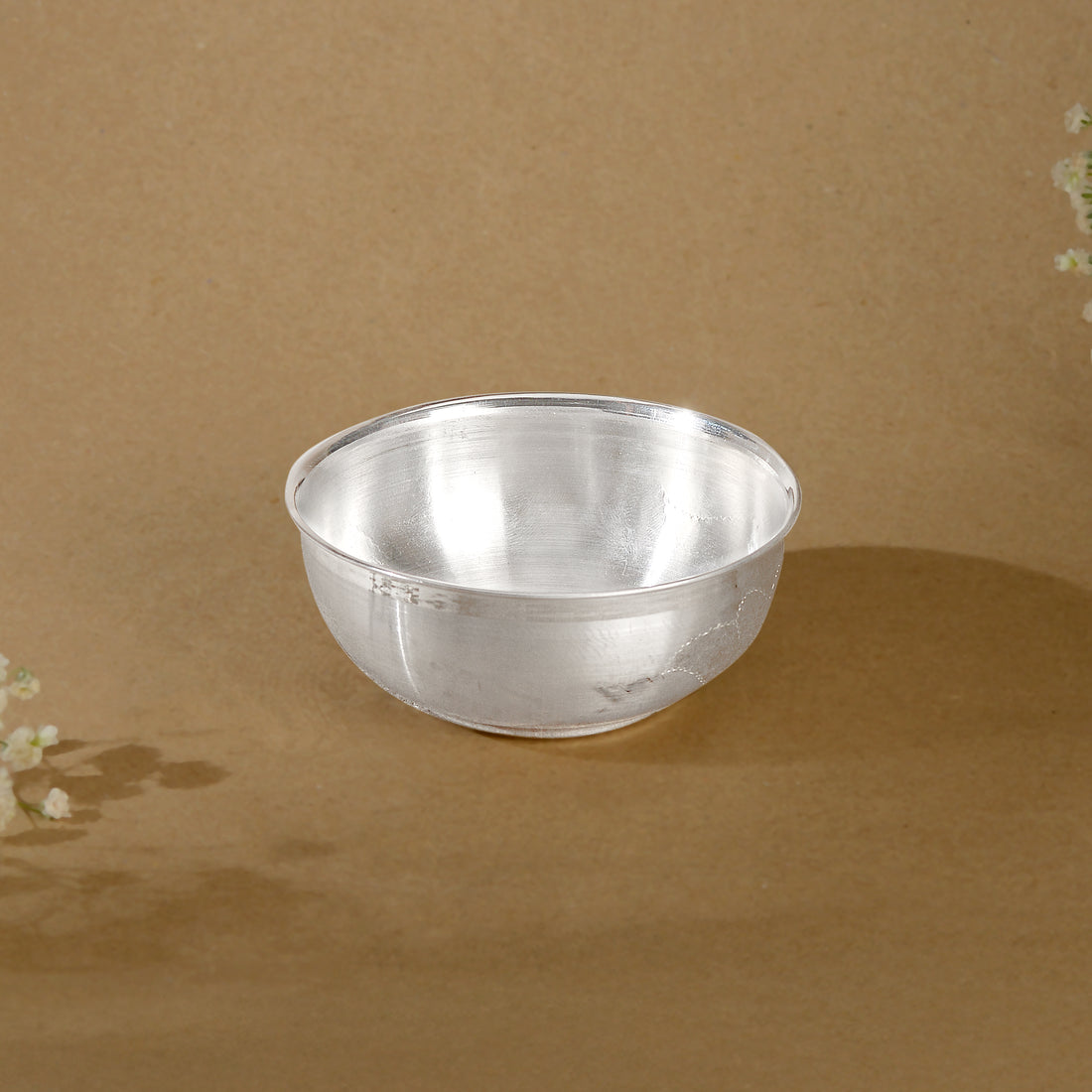 Pure Silver Pooja  Plain Bowl