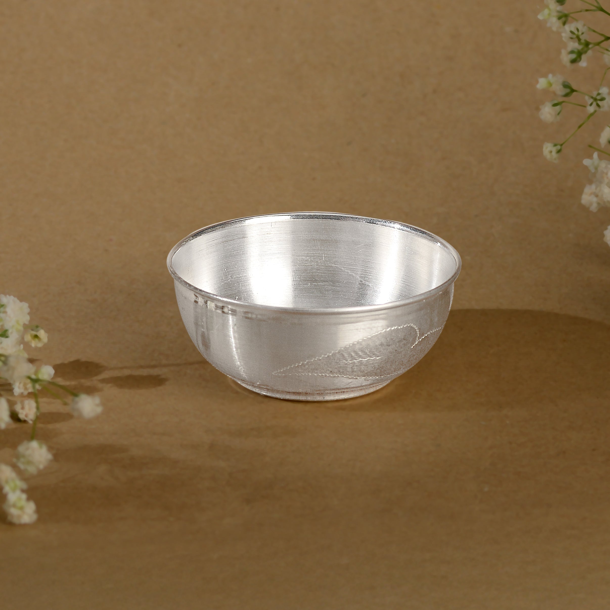 Pure Silver Pooja  - Simple & Elegant Bowl