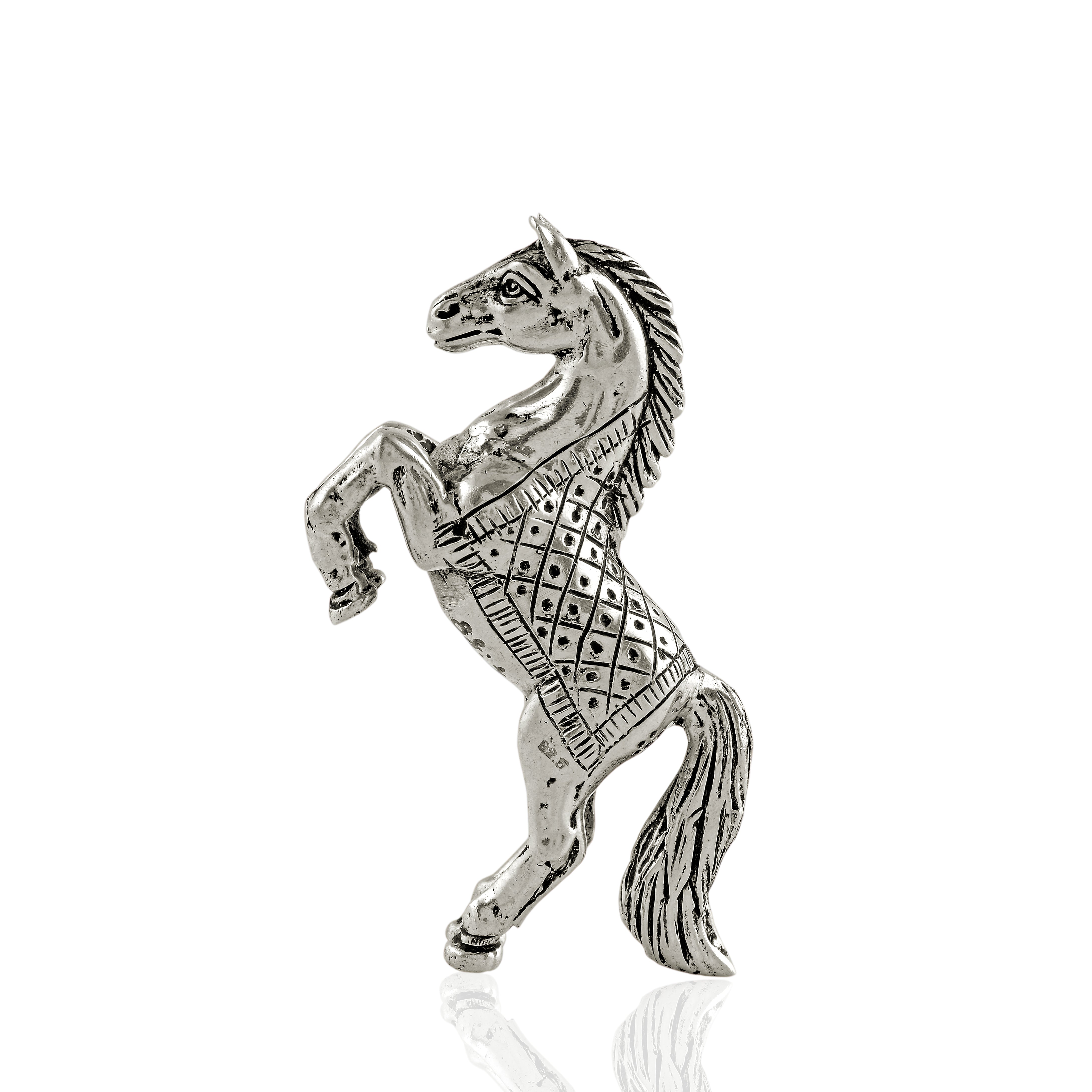 silver horse idol - Krishna House Of Silver
