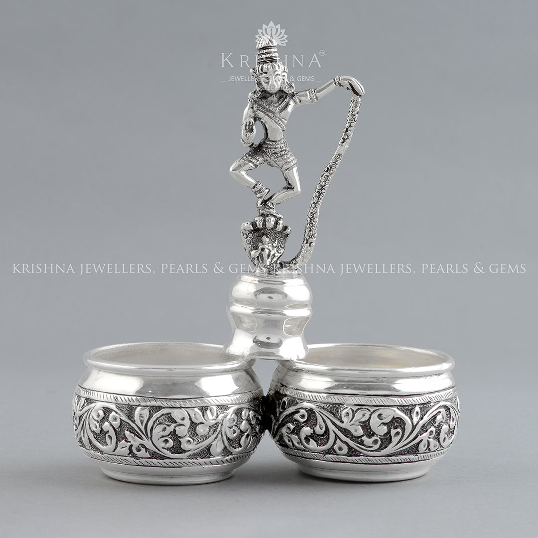 Lord Krishna Idol With Kumkum Barni - Krishna Jewellers Pearls and Gems