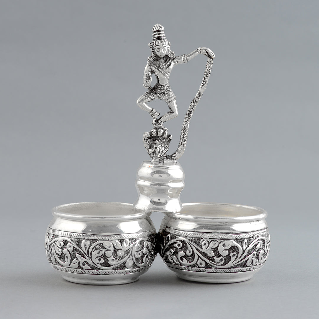 Lord Krishna Idol With Kumkum Barni - Krishna Jewellers Pearls and Gems