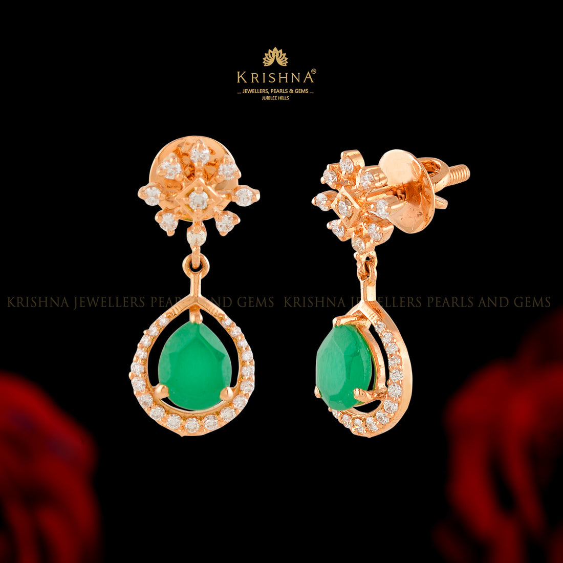 Unique Cluster Drop Earrings