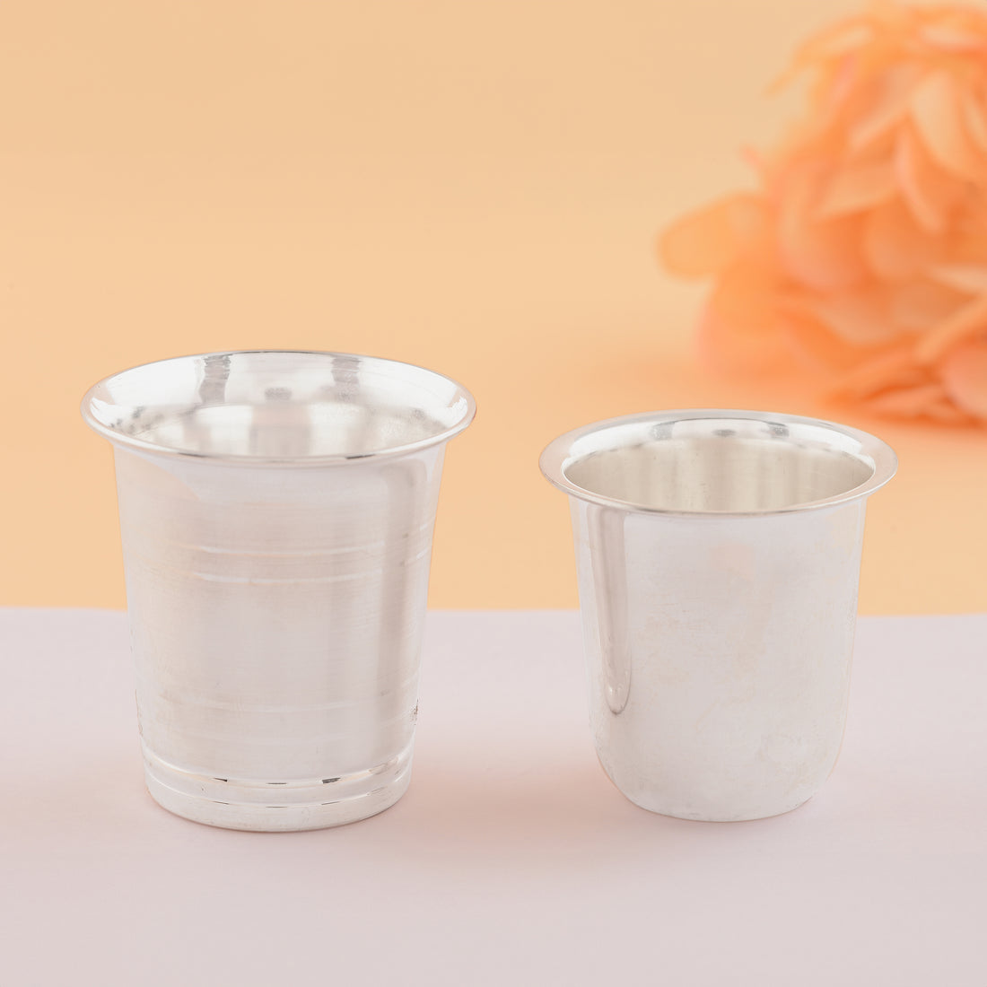 Assorted 92.5 Silver Glassware For Pooja