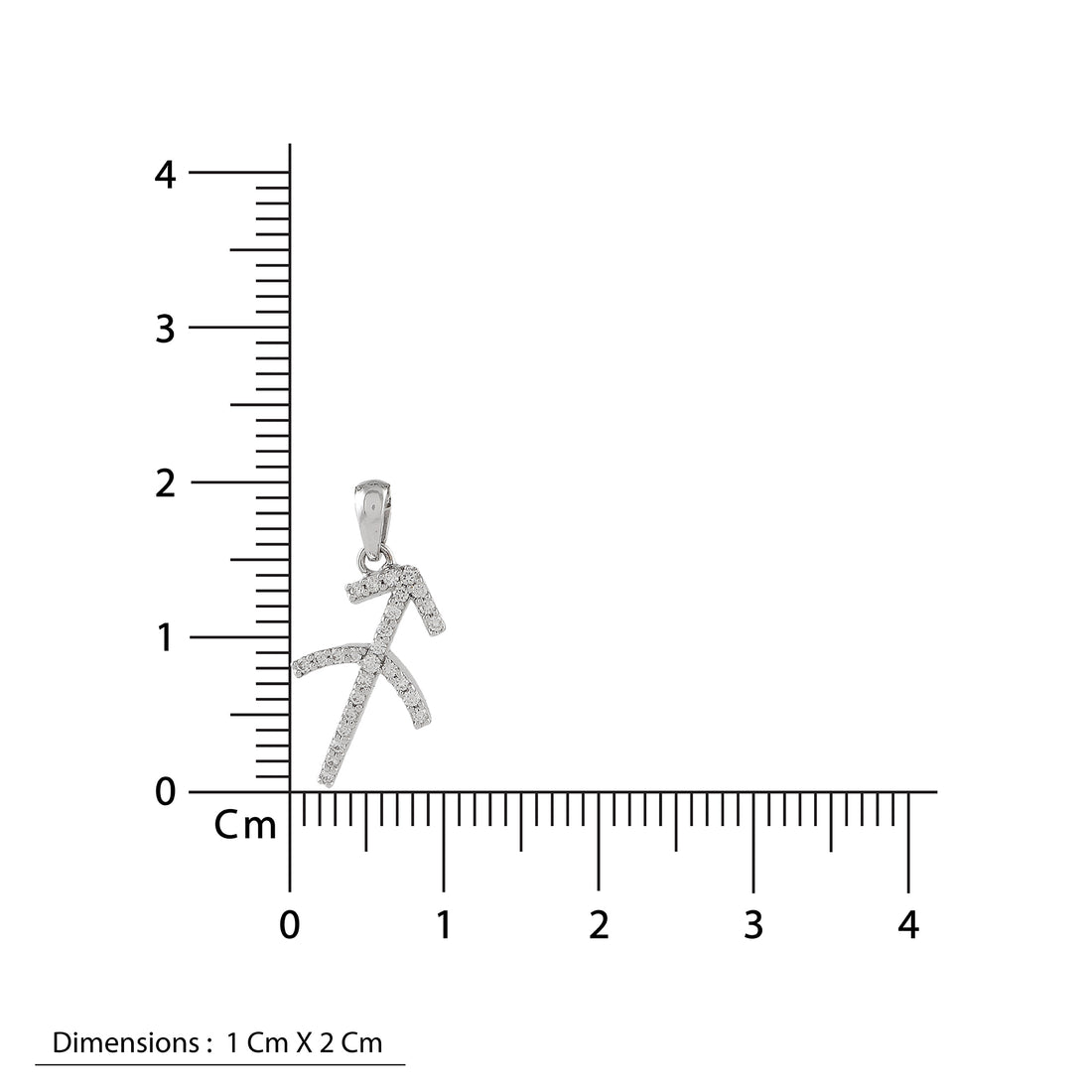 Diamond Chain-Saggitarius Diamond Pendant - Krishna Jewellers Pearls and Gems