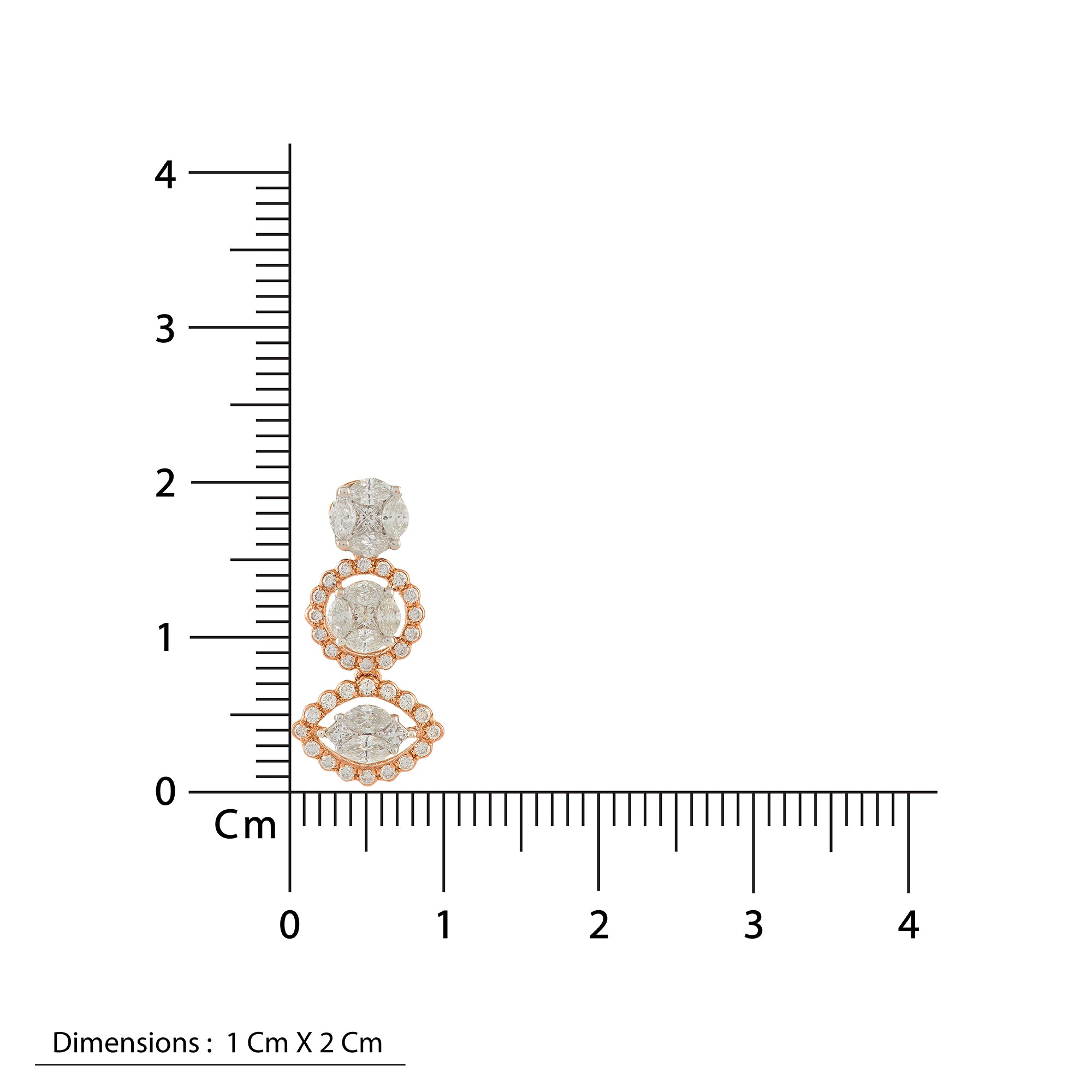 Rose Gold Chain Evil Eye Diamond Pendant - Krishna Jewellers Pearls and Gems