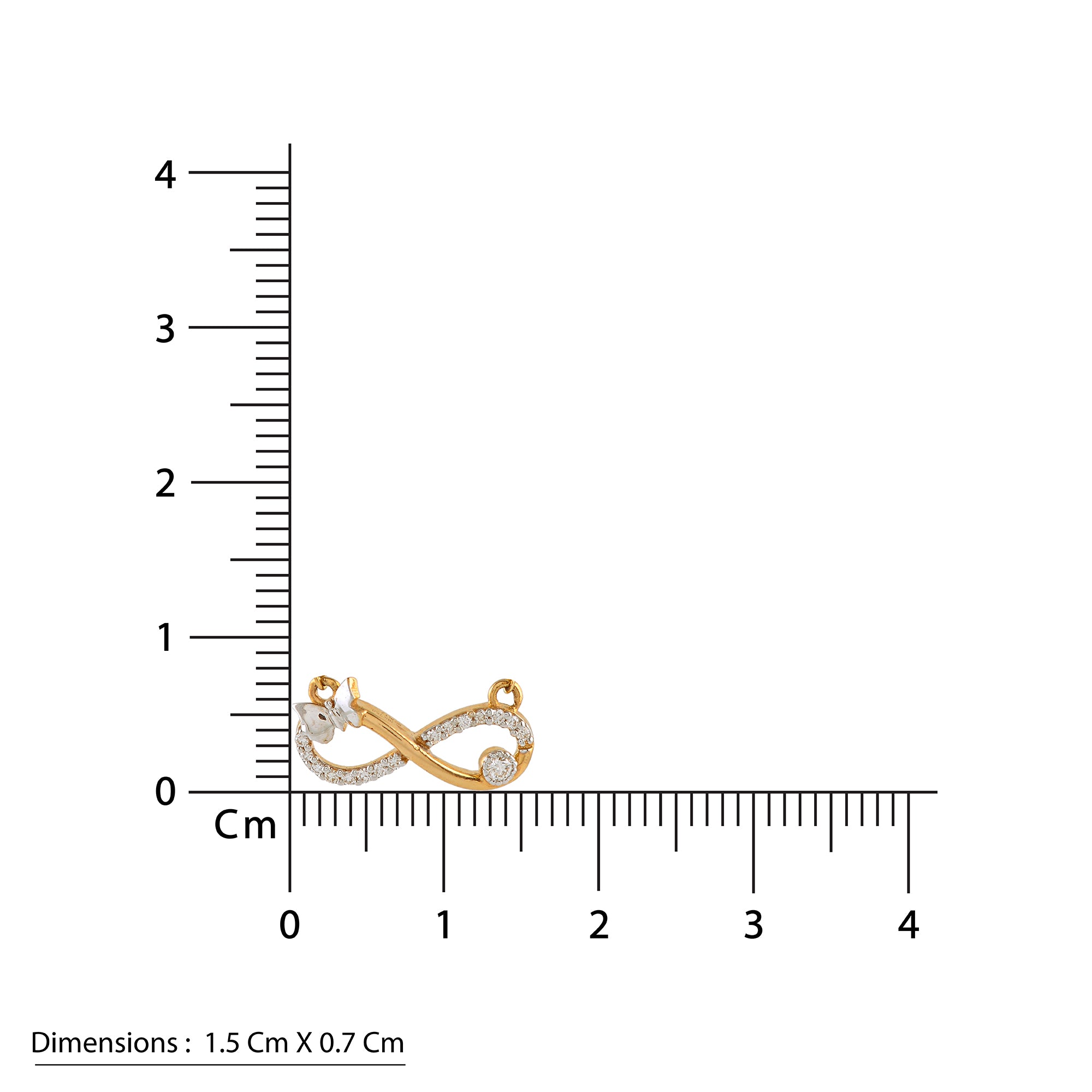 Gold Chain Foreverness Diamond Pendant - Krishna Jewellers Pearls and Gems