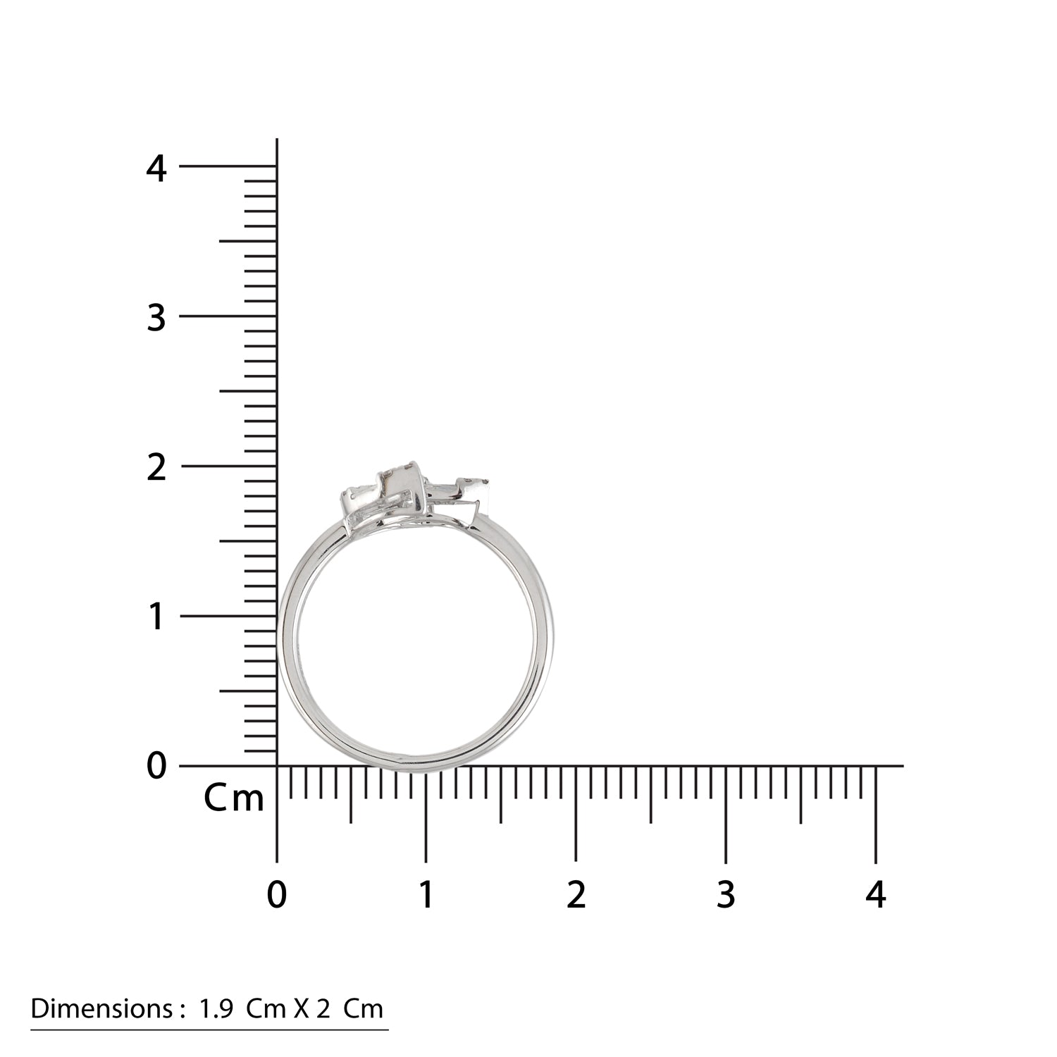 Marquise Cut Diamond Ring in White Gold - Krishna Jewellers Pearls and Gems