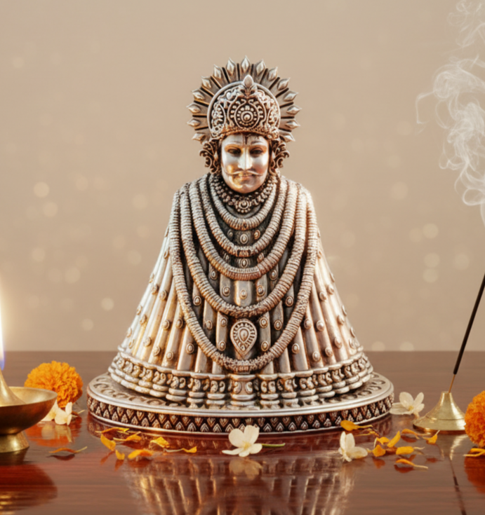 Khatu Shyam Silver Idol : The Living Idol of Divine Grace